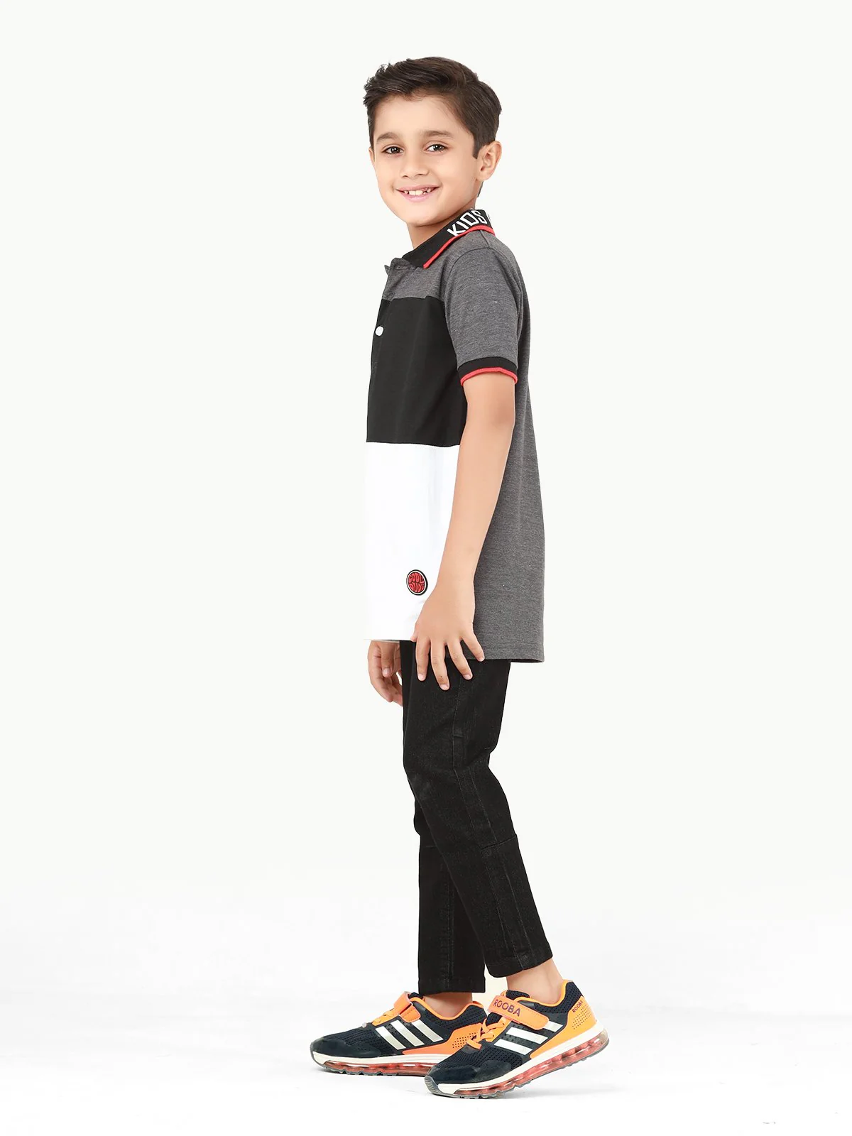 Color Block Polo - EBTPS22-004 - Image 3