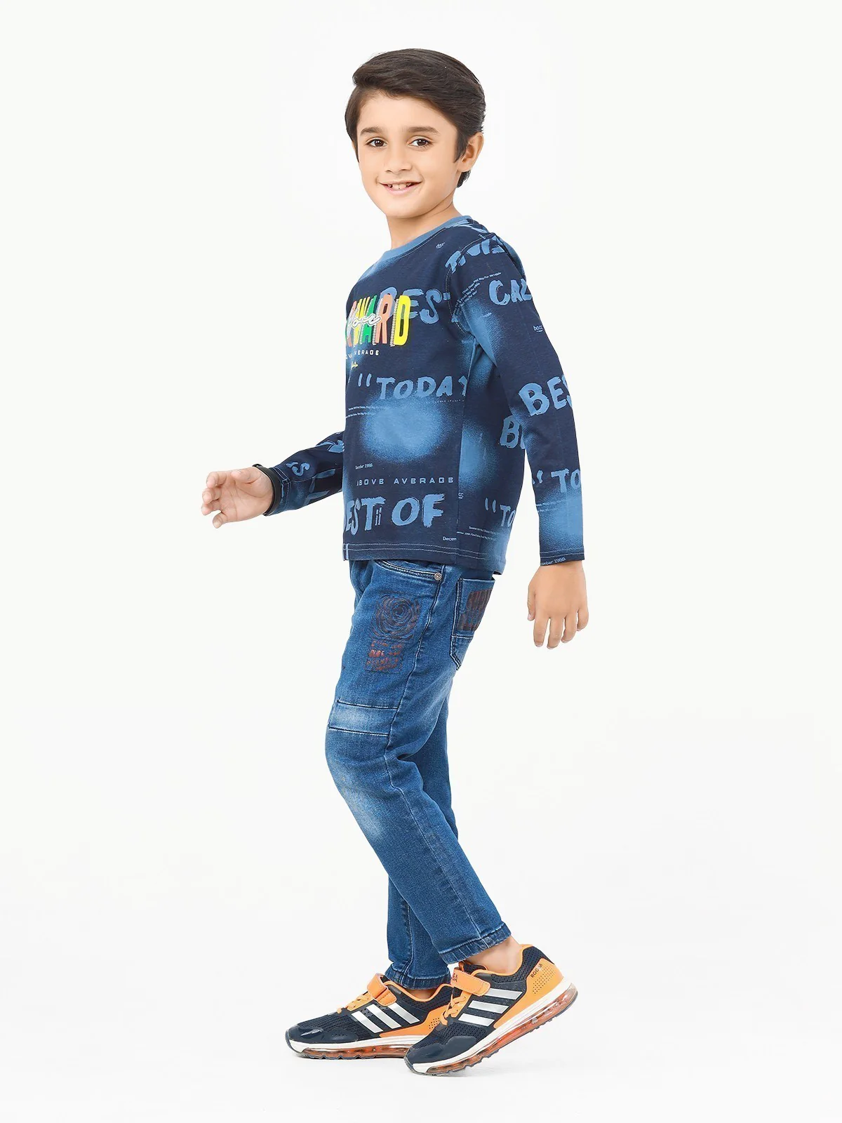 Full Sleeves All Over Print Tee - EBTGF22-010 - Image 4