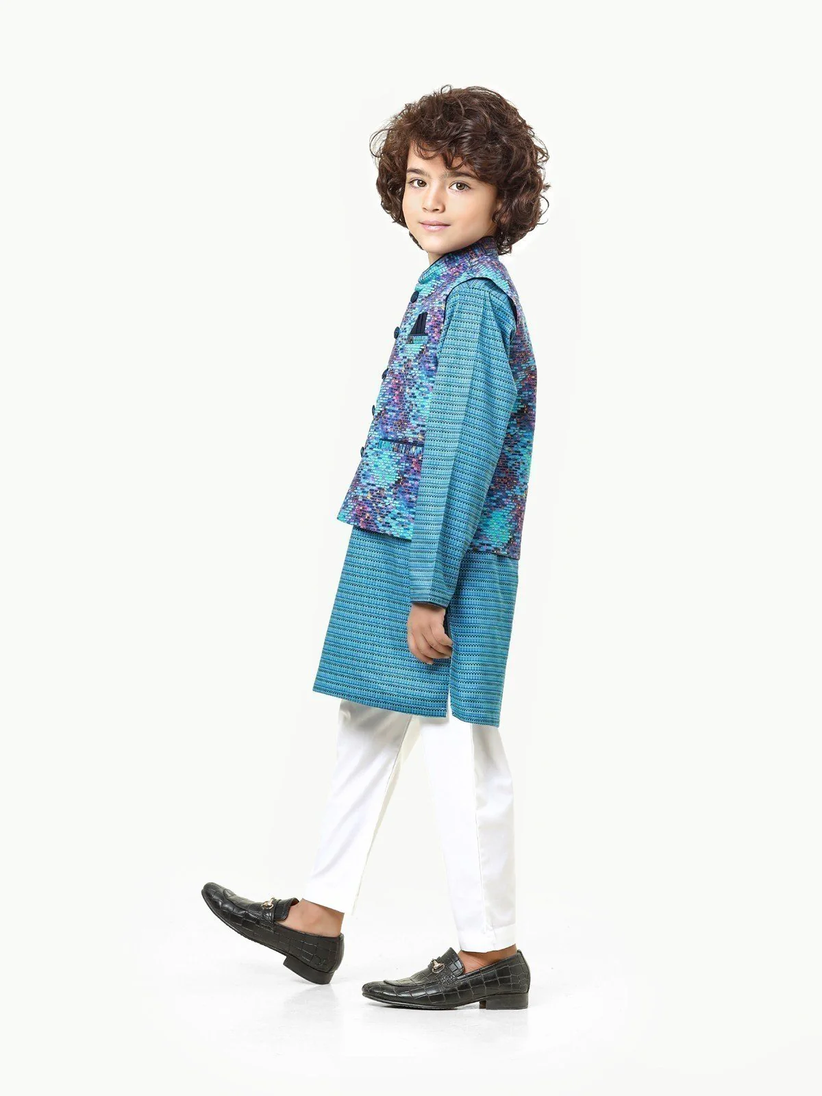 Cotton Waistcoat Suit - EBTWCS23-25176 - Image 3