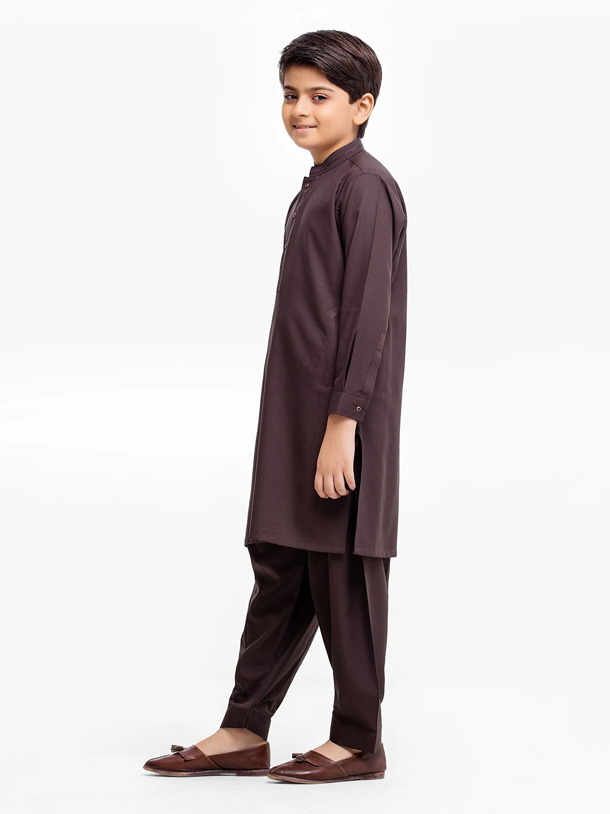 Embroidered Blended Shalwar Kameez - EBTKS23-3877 - Image 3