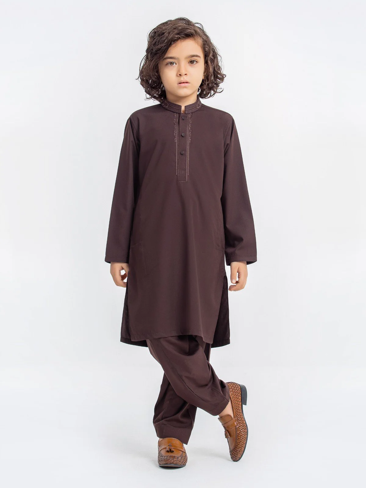 Embroidered Blended Shalwar Kameez - EBTKS23-3896