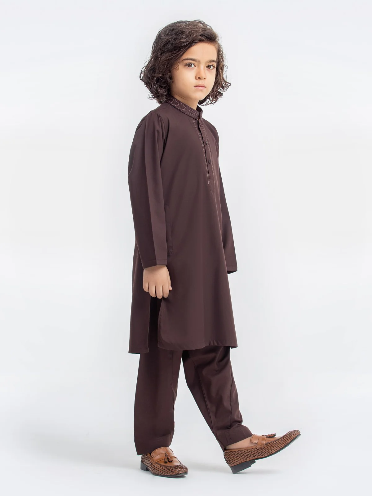 Embroidered Blended Shalwar Kameez - EBTKS23-3896 - Image 3