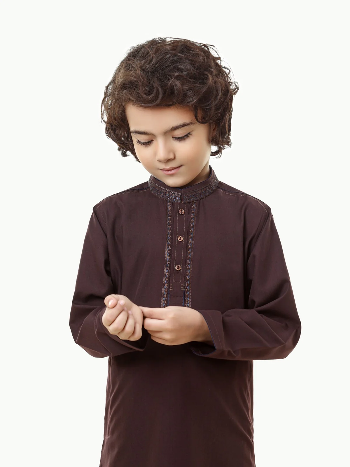Embroidered Blended Shalwar Kameez - EBTKS23-3812 - Image 2