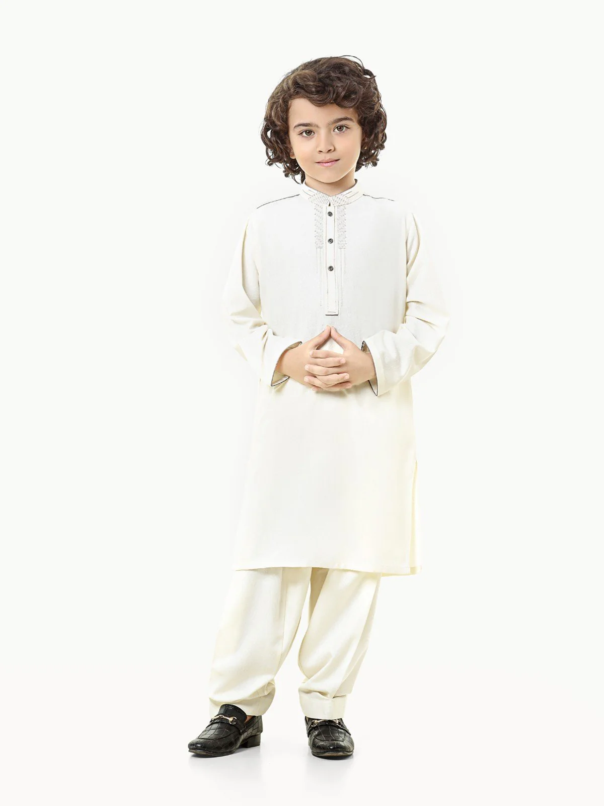 Embroidered Blended Shalwar Kameez - EBTKS23-3813 - Image 5