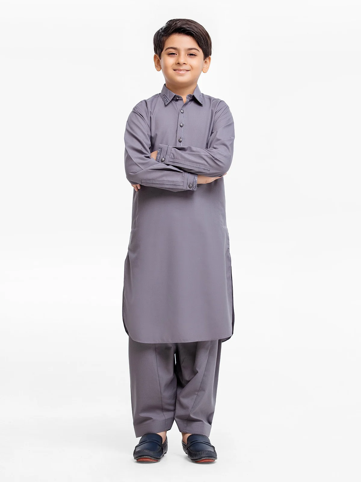 Embroidered Blended Shalwar Kameez - EBTKS23-3881 - Image 2