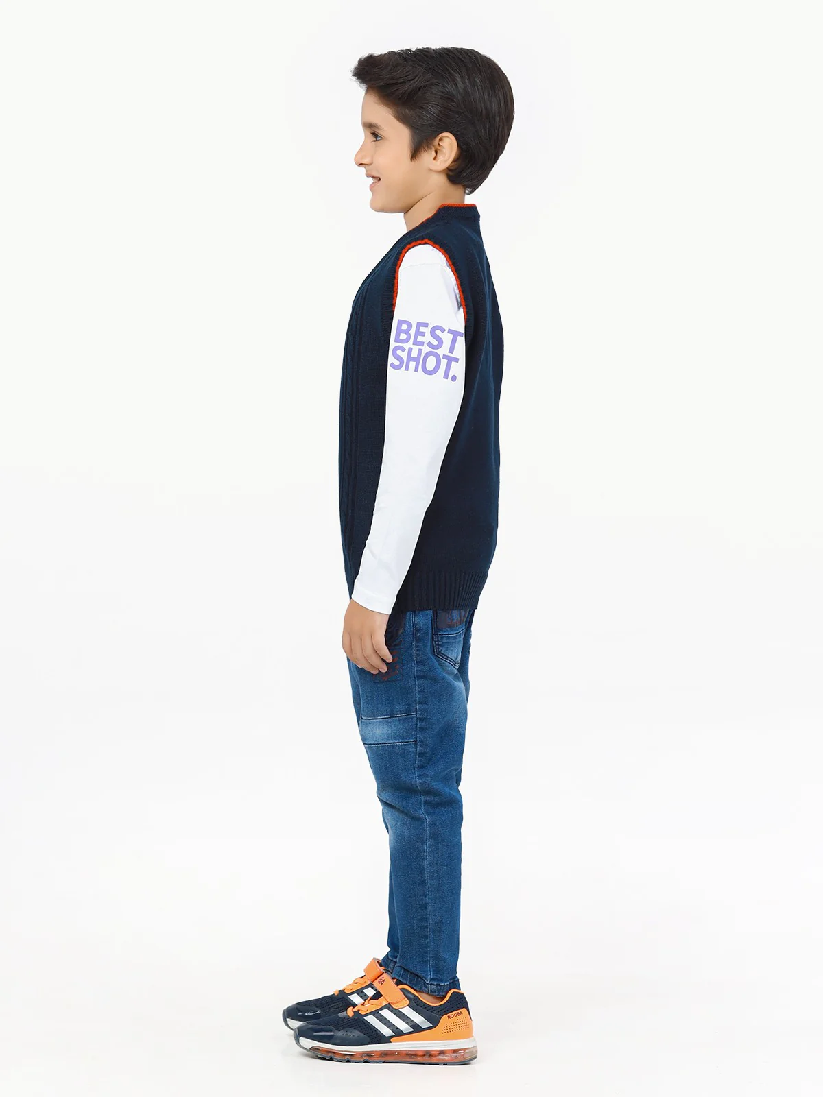 Sleeveless Basic Sweater - EBTSWT22-016 - Image 3