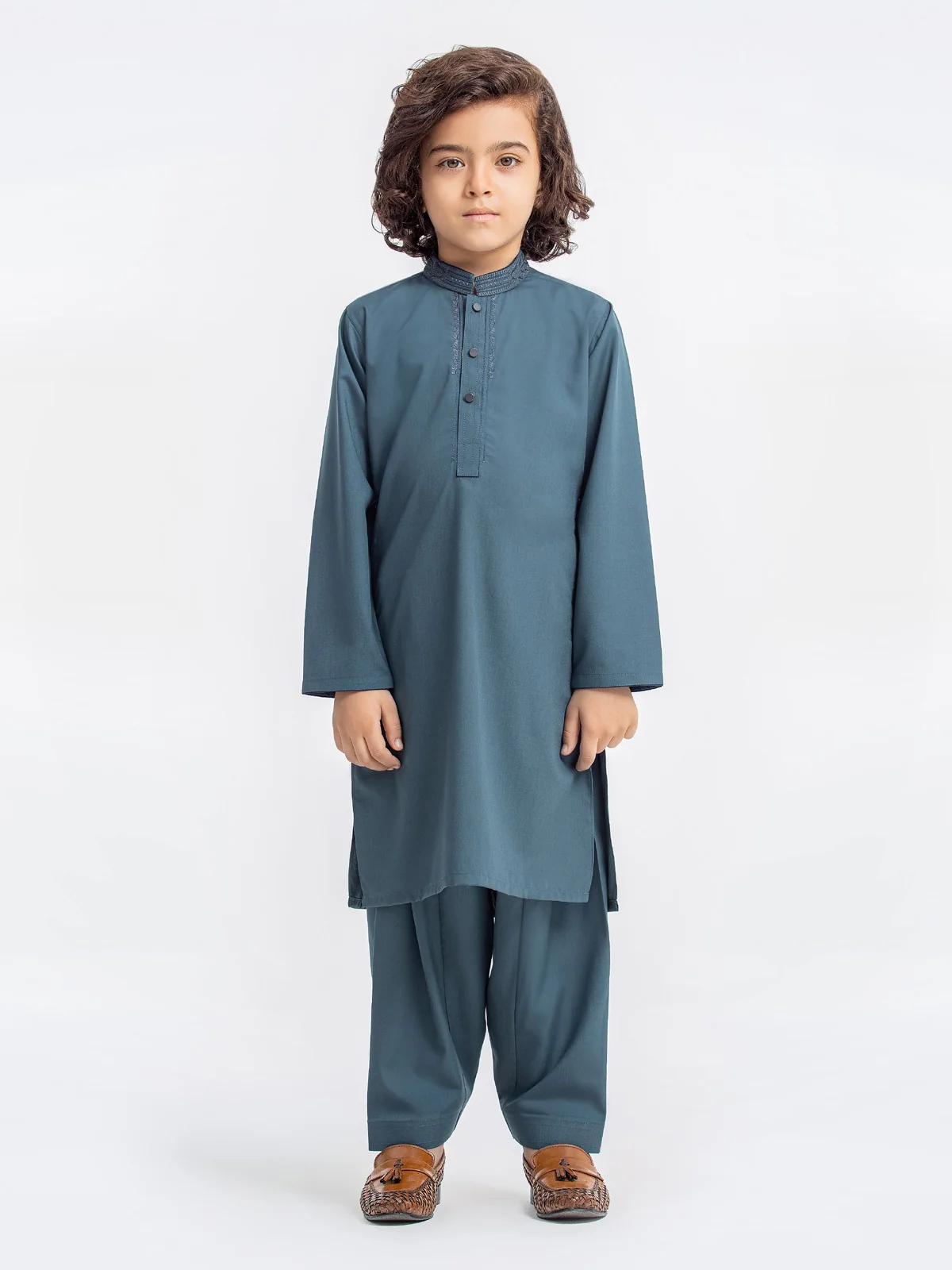 Embroidered Blended Shalwar Kameez - EBTKS23-3897