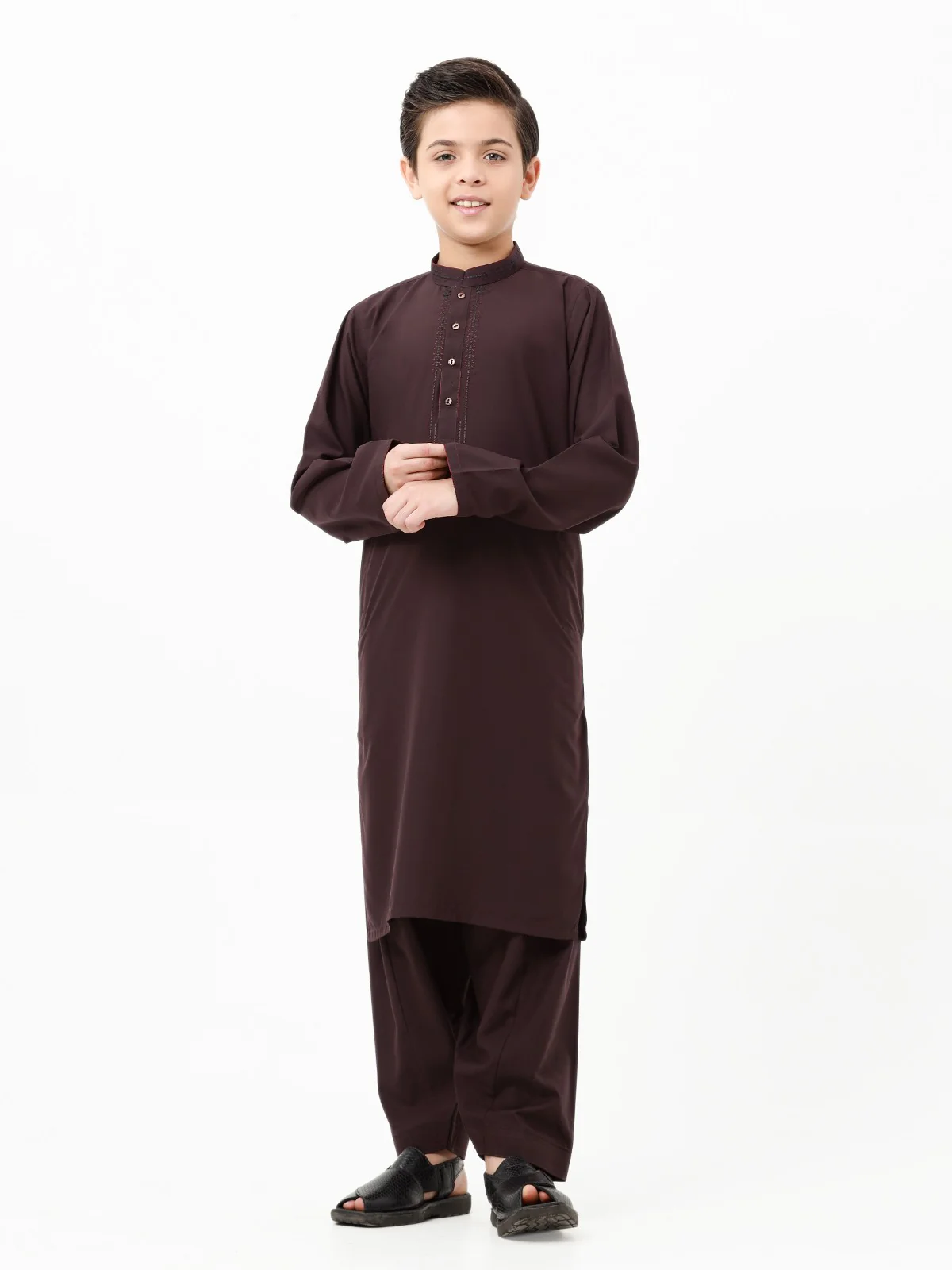 Embroidered Blended Shalwar Kameez - EBTKS23-3863
