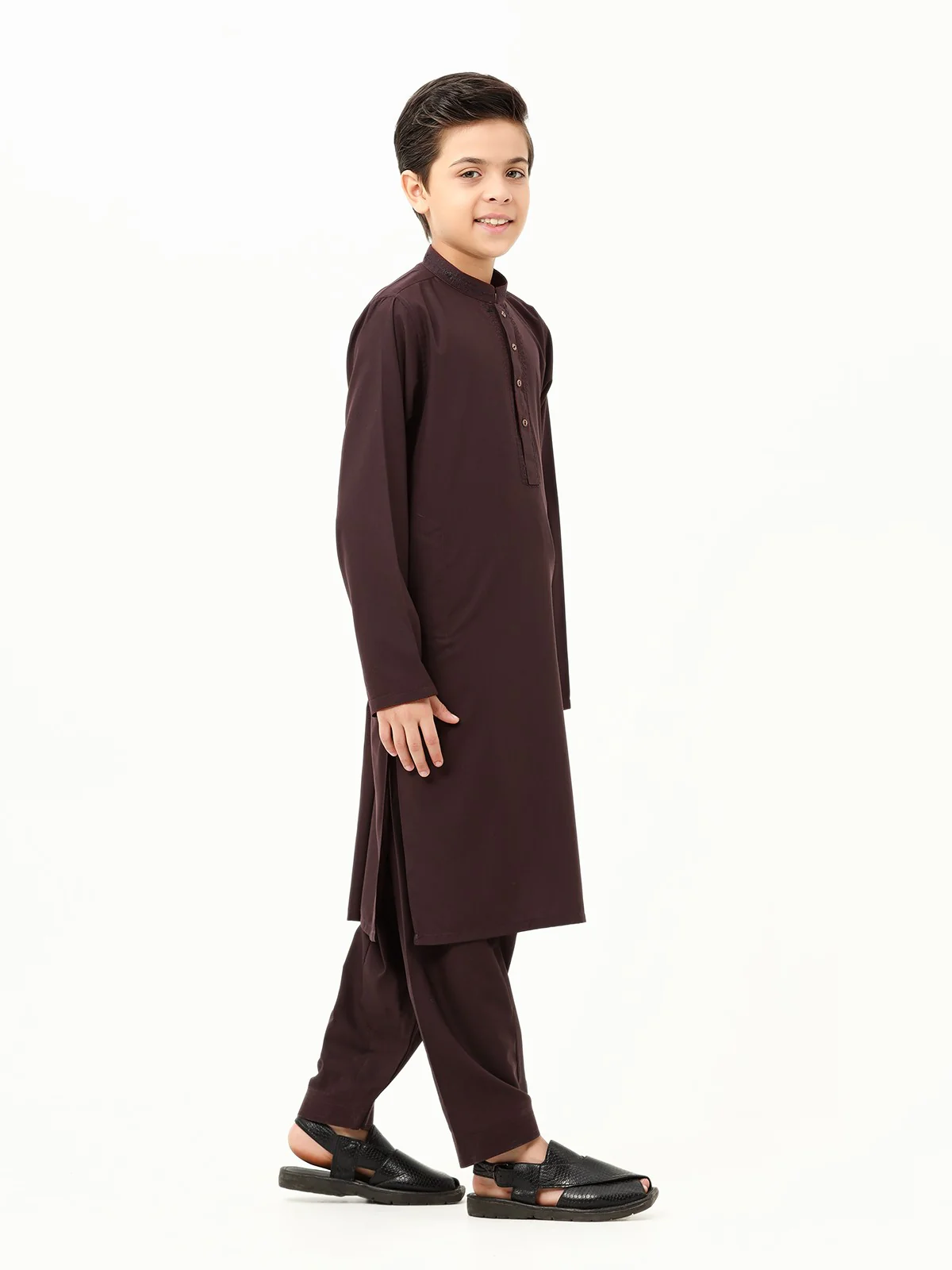 Embroidered Blended Shalwar Kameez - EBTKS23-3863 - Image 2