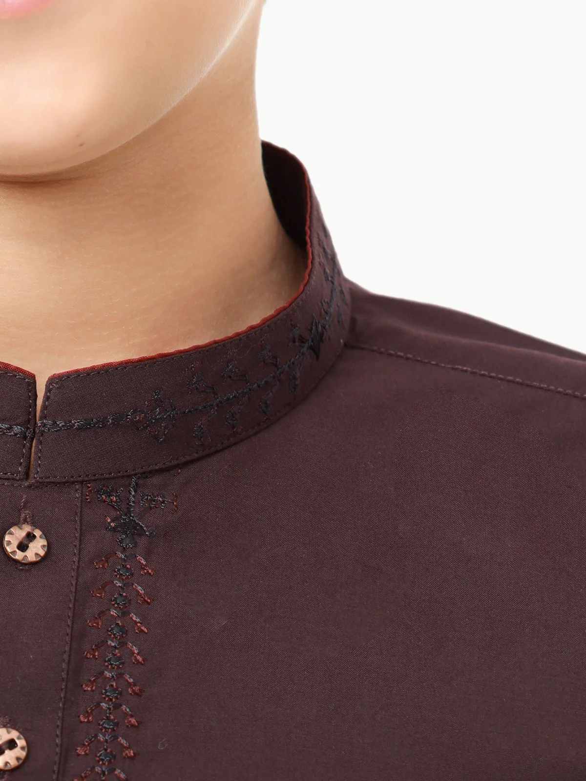 Embroidered Blended Shalwar Kameez - EBTKS23-3863 - Image 4