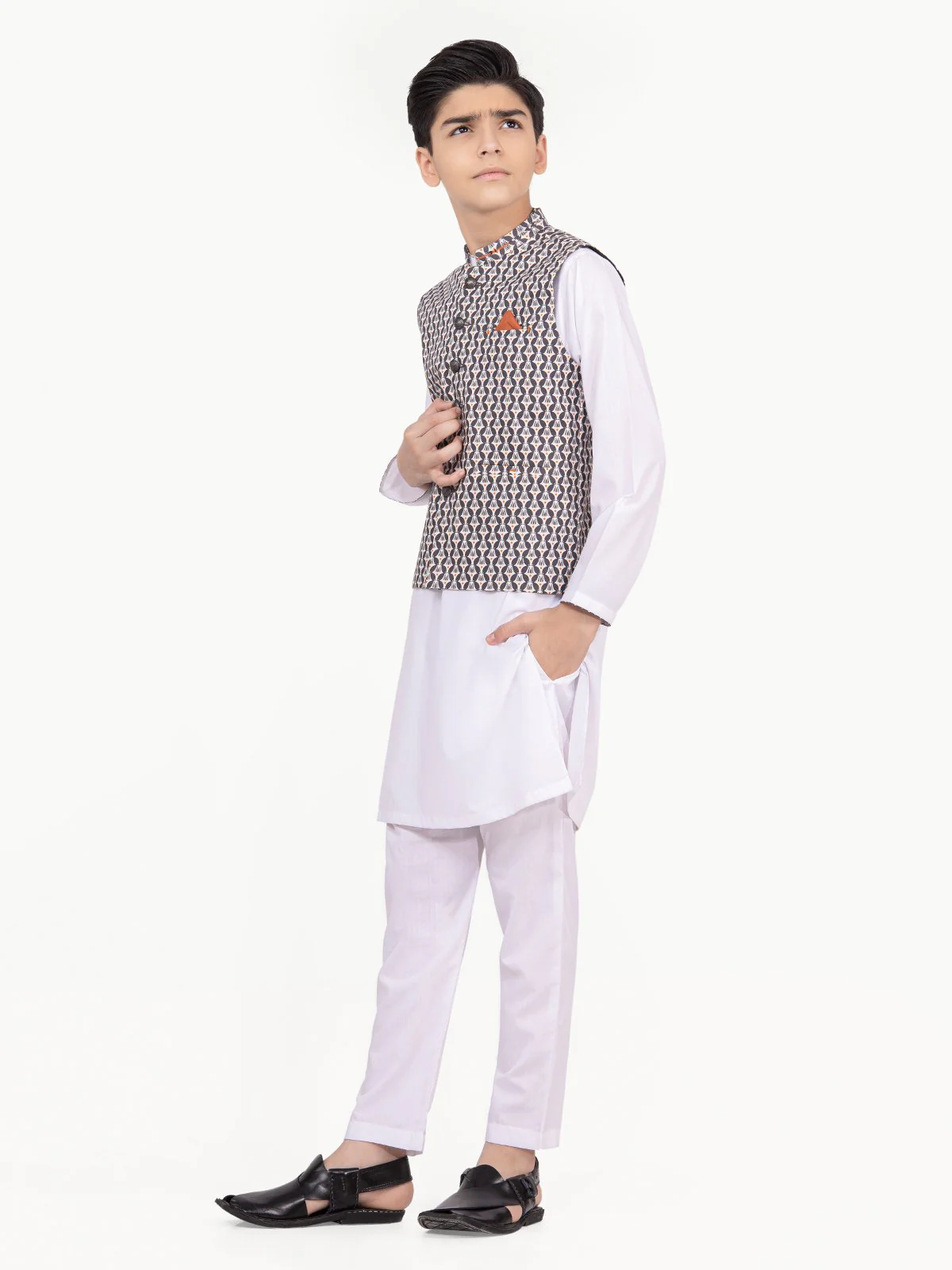 Cotton Waistcoat Suit - EBTWCS22-25157 - Image 3