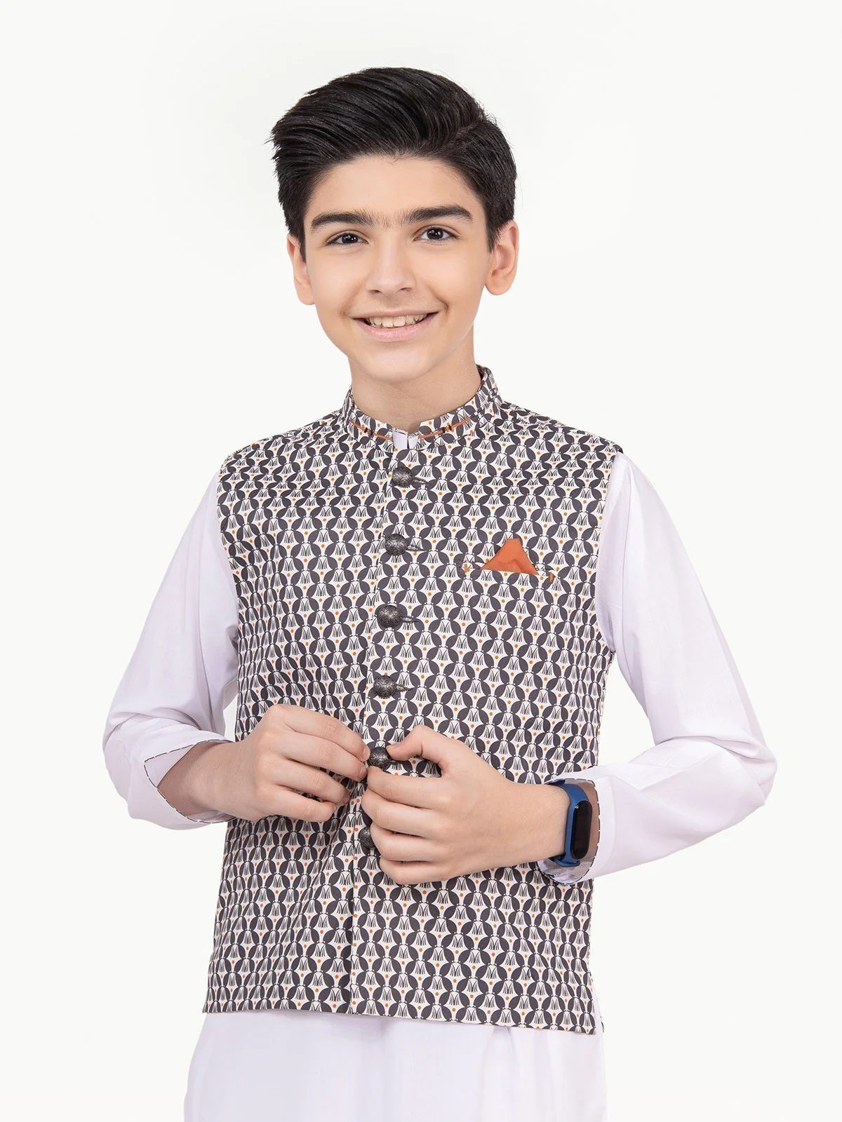 Cotton Waistcoat Suit - EBTWCS22-25157 - Image 8