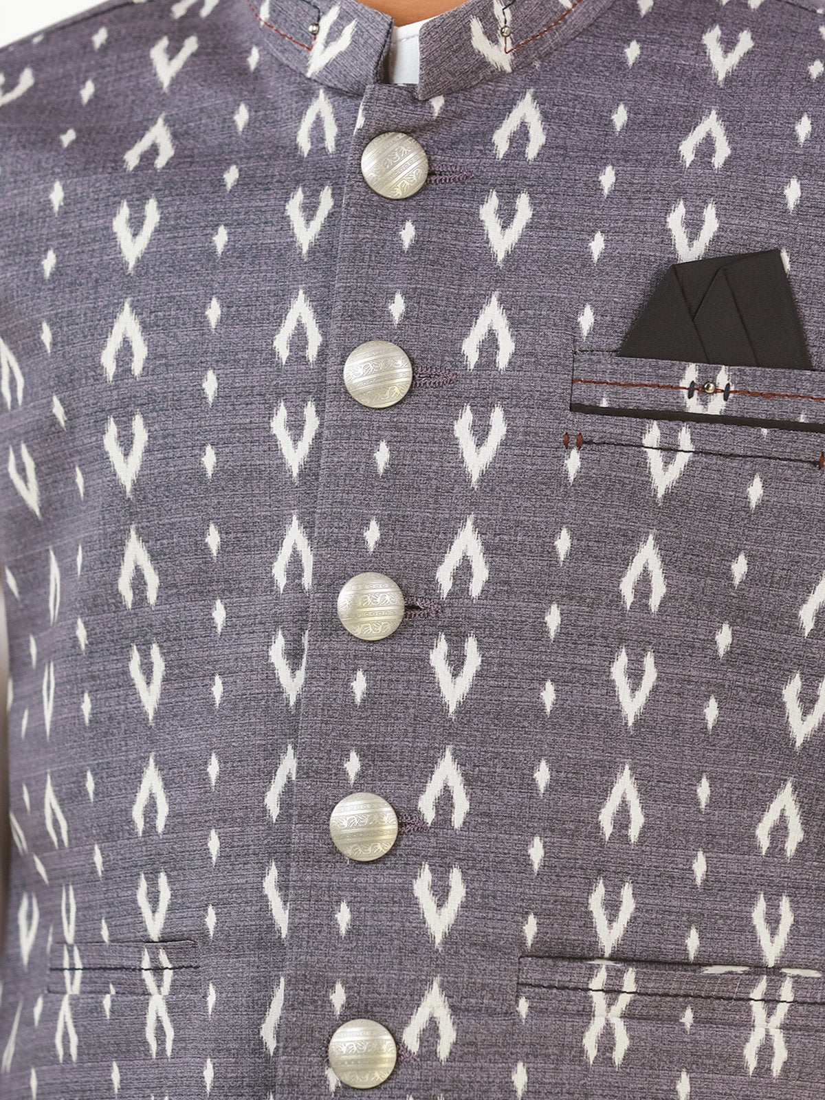 Cotton Waistcoat Suit - EBTWCS22-25162 - Image 4