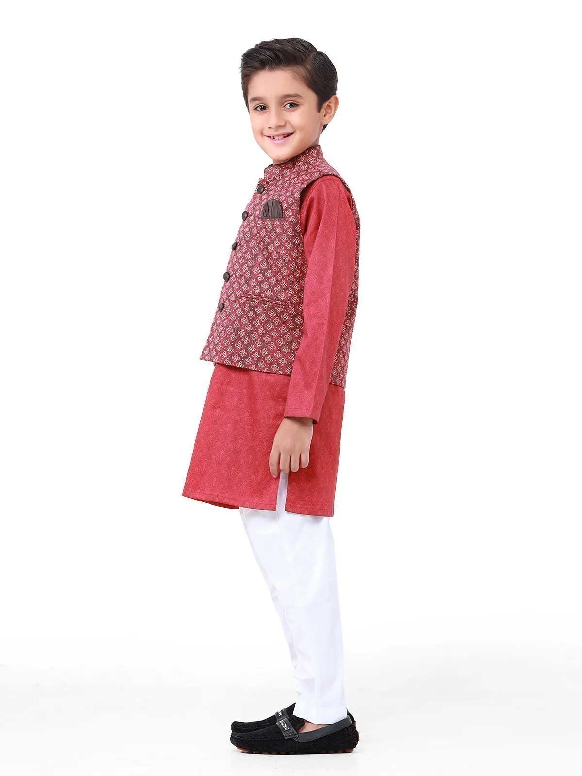 Cotton Waistcoat Suit - EBTWCS22-25169 - Image 3