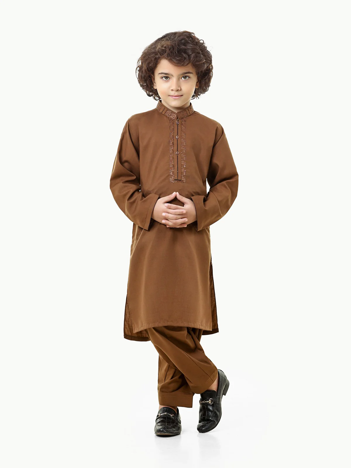 Embroidered Blended Shalwar Kameez - EBTKS22S-3835 - Image 3