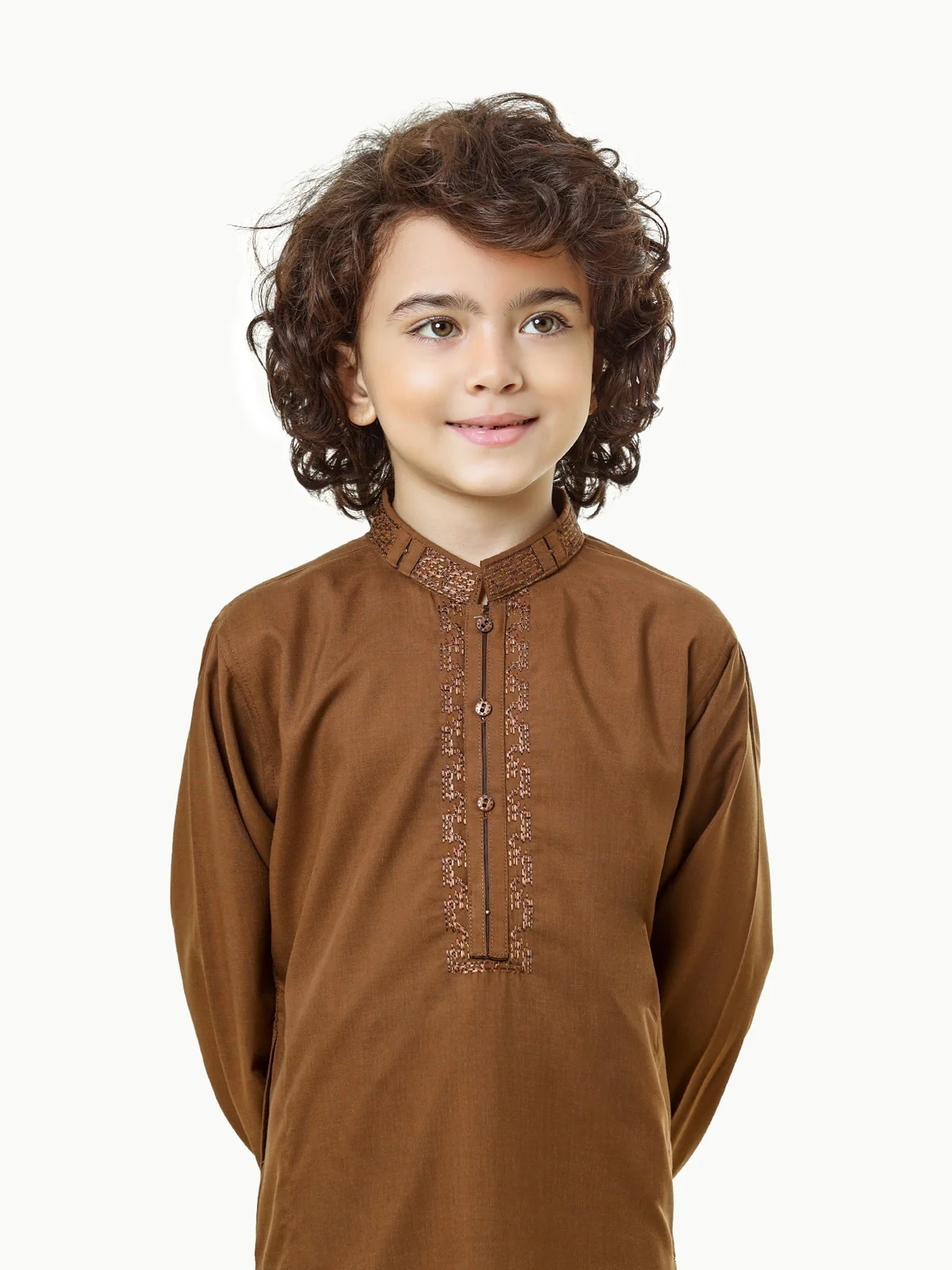 Embroidered Blended Shalwar Kameez - EBTKS22S-3835 - Image 4