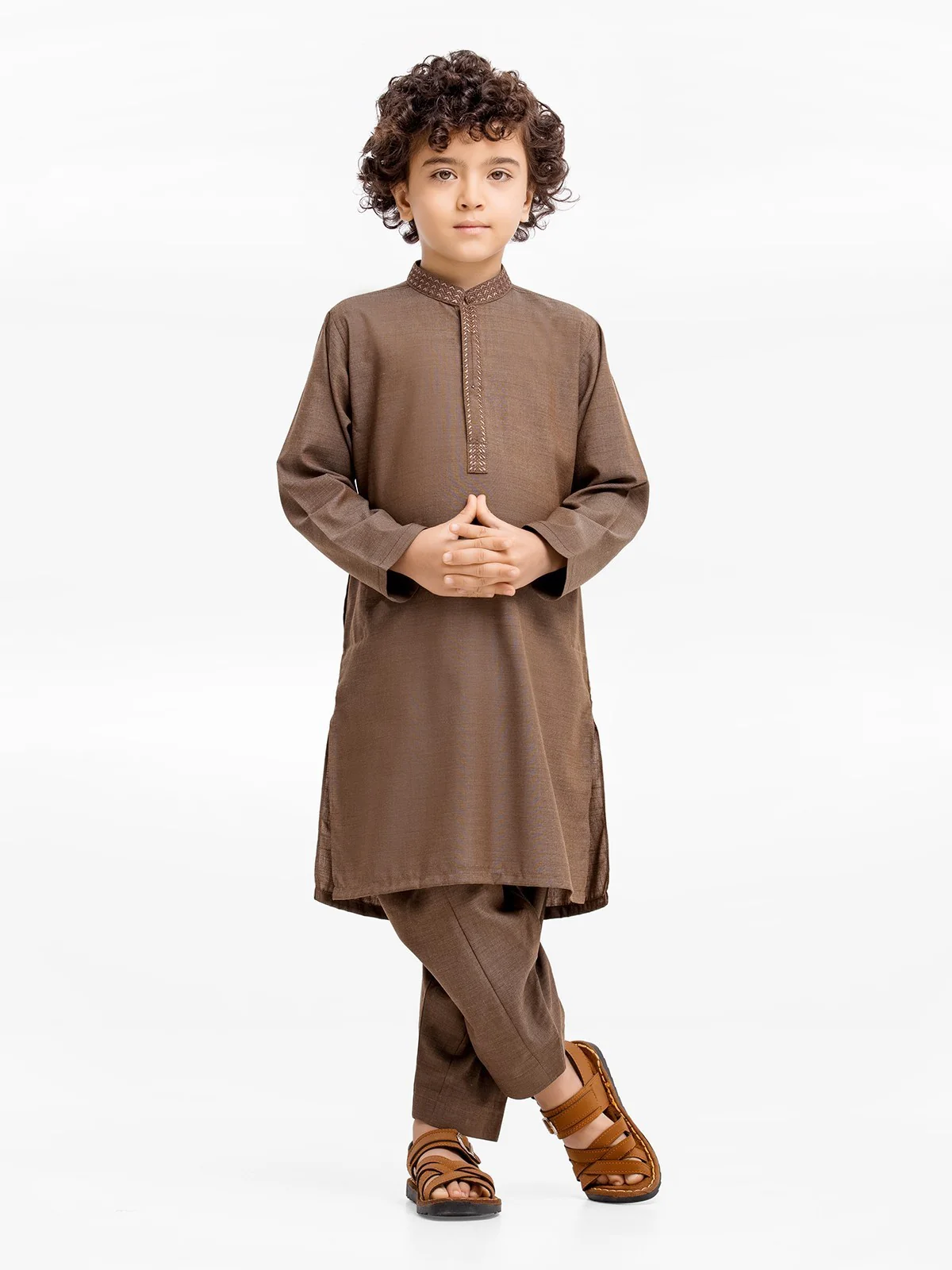 Embroidered Blended Shalwar Kameez - EBTKS23-3890 - Image 2