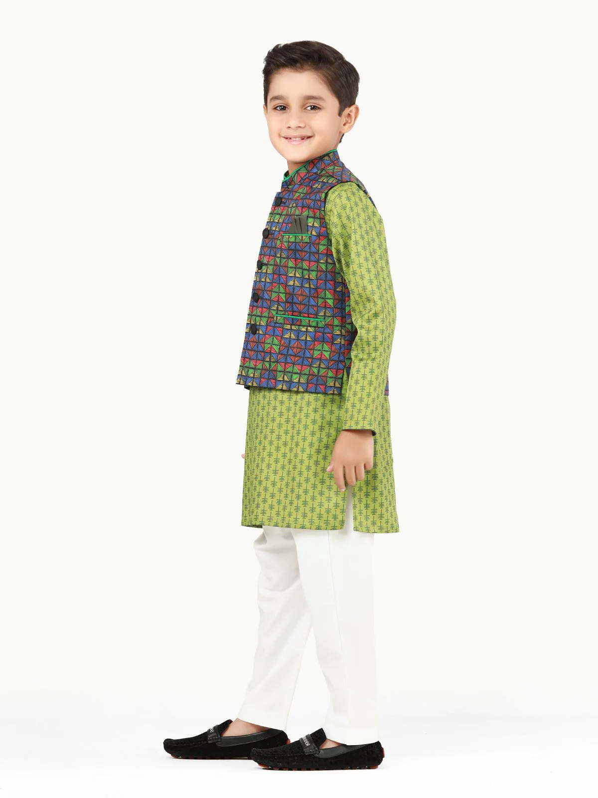 Cotton Waistcoat Suit - EBTWCS22-25168 - Image 3