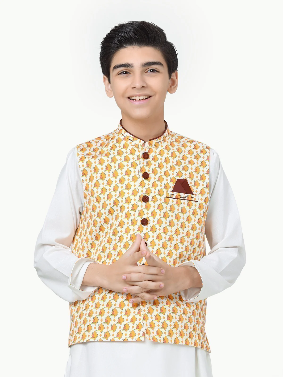 Cotton Waistcoat Suit - EBTWCS23-25164 - Image 2