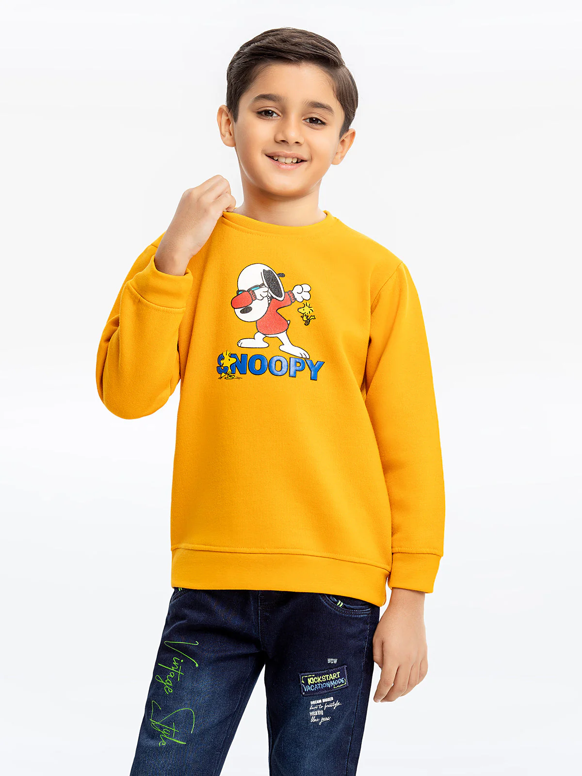 Crew Neck Graphic Sweatshirt - EBTSS23-016 - Image 3