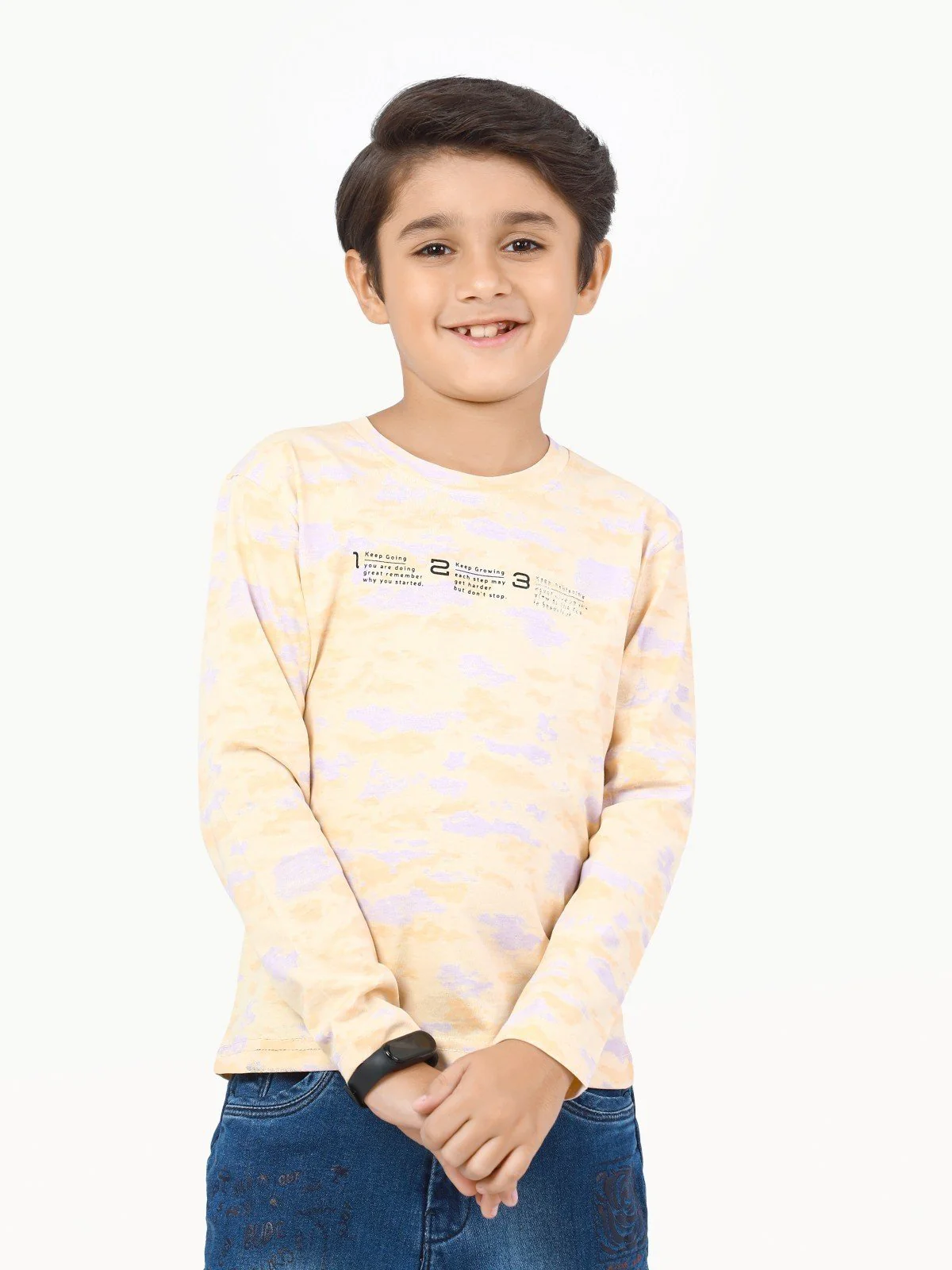 Full Sleeves All Over Print Tee - EBTGF22-016