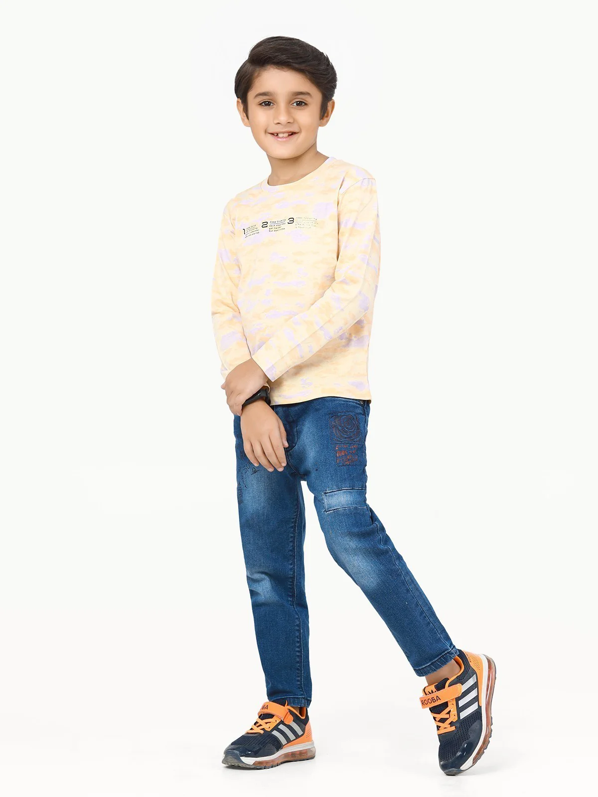 Full Sleeves All Over Print Tee - EBTGF22-016 - Image 4