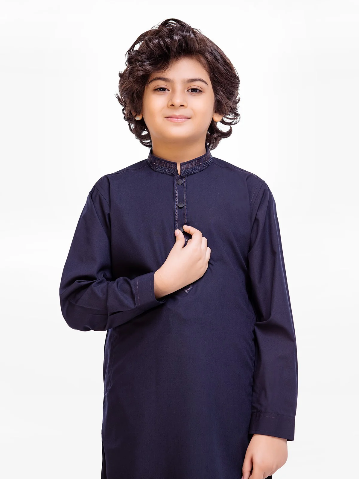 Embroidered Blended Shalwar Kameez - EBTKS23-3900 - Image 2