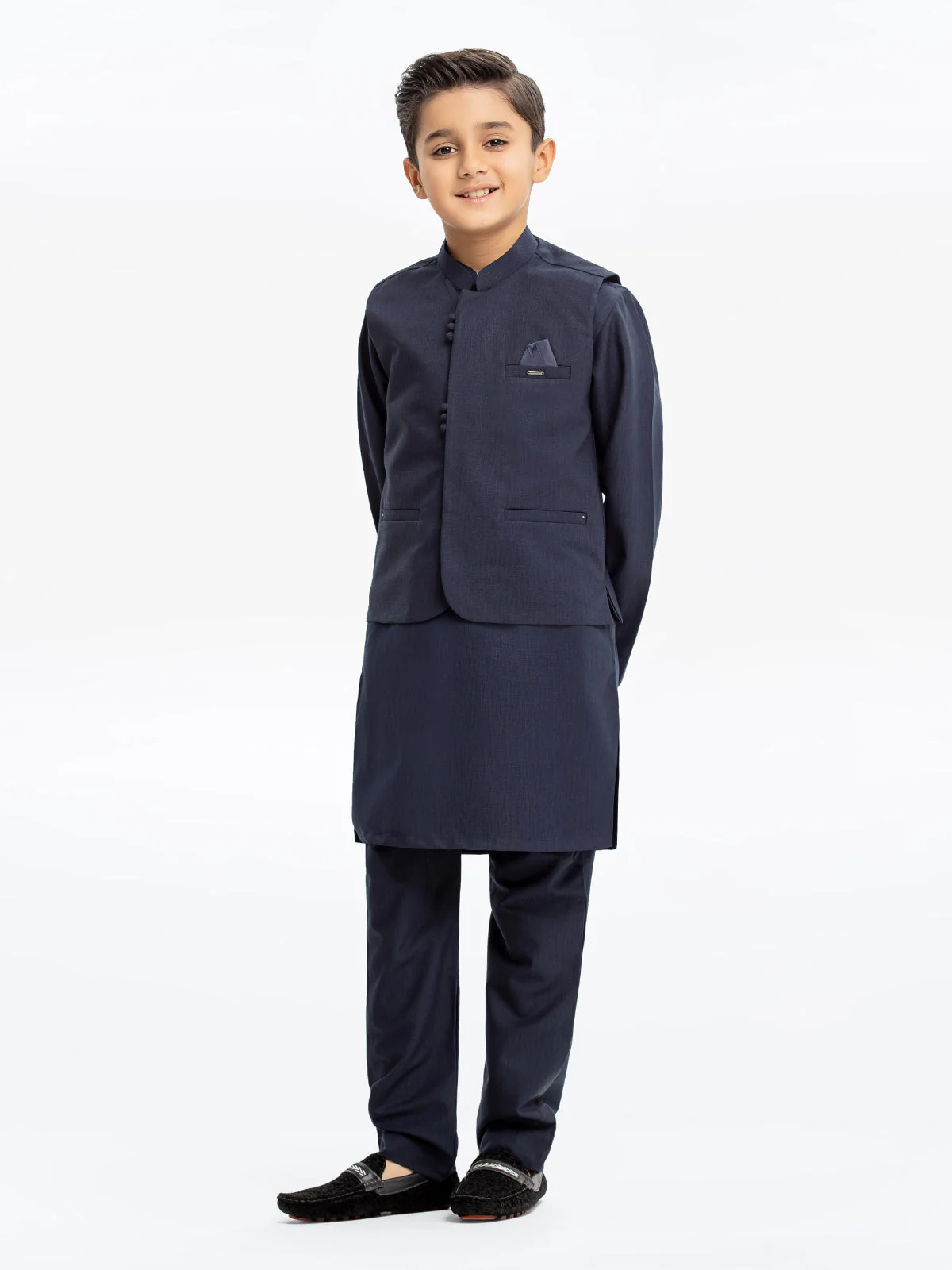 Blended Waistcoat Suit - EBTWCS23-25185