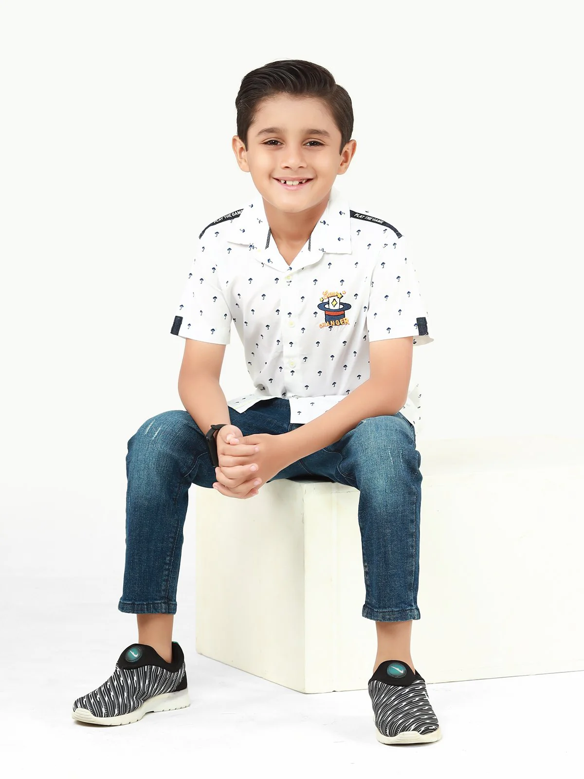 Half Sleeves Printed Shirt - EBTS22-27410 - Image 2