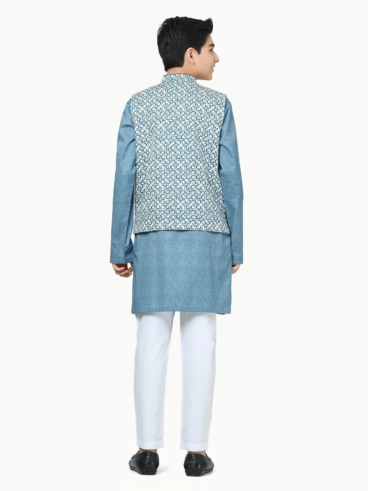 Cotton Waistcoat Suit - EBTWCS23-25170 - Image 6