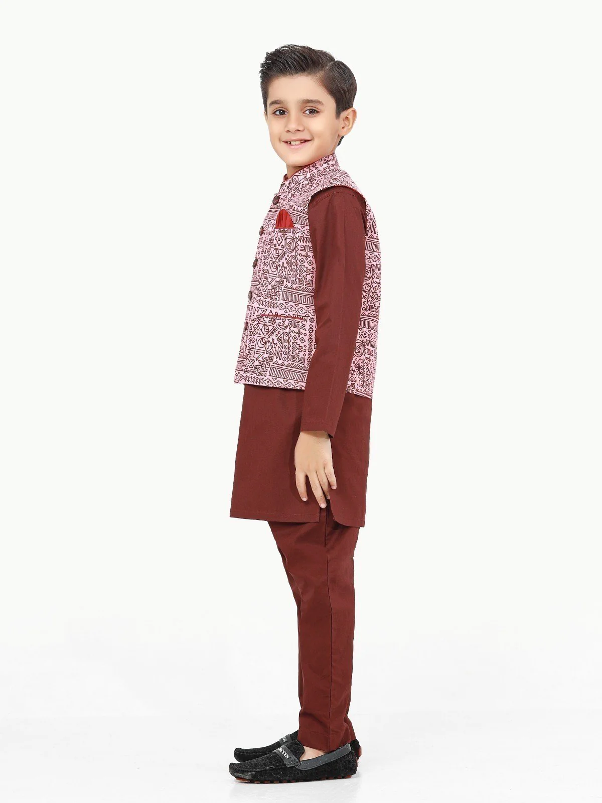 Cotton Waistcoat Suit - EBTWCS22-25172 - Image 3