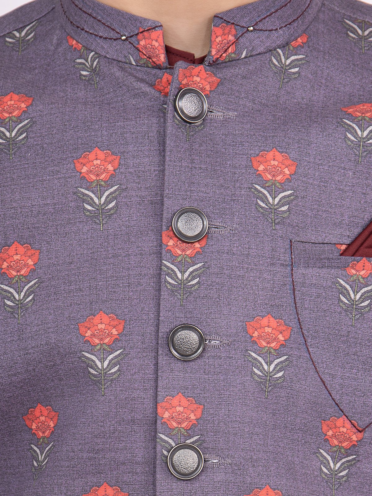 Cotton Waistcoat Suit - EBTWCS22-25158 - Image 5
