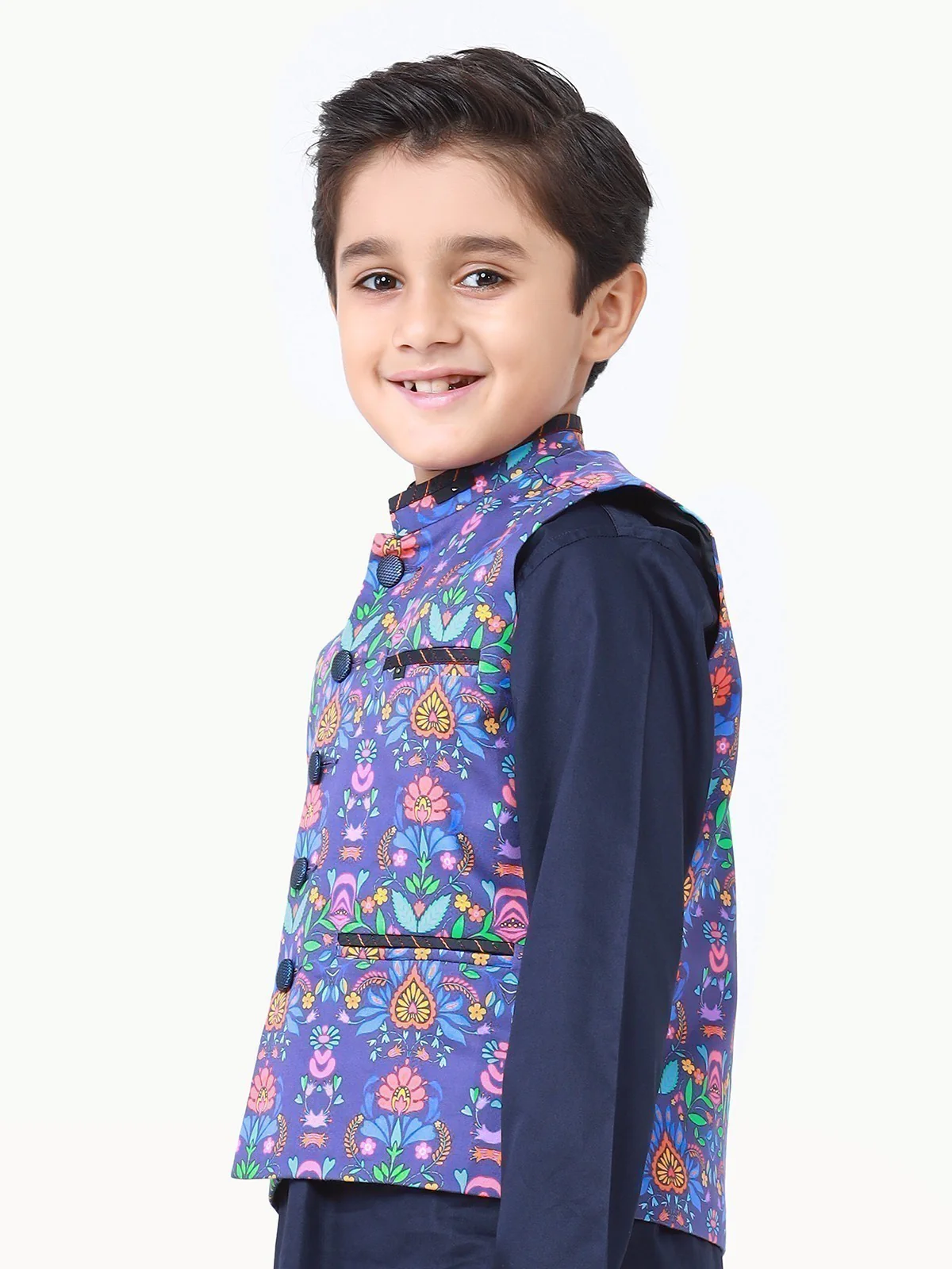 Cotton Waistcoat Suit - EBTWCS22-25166 - Image 3