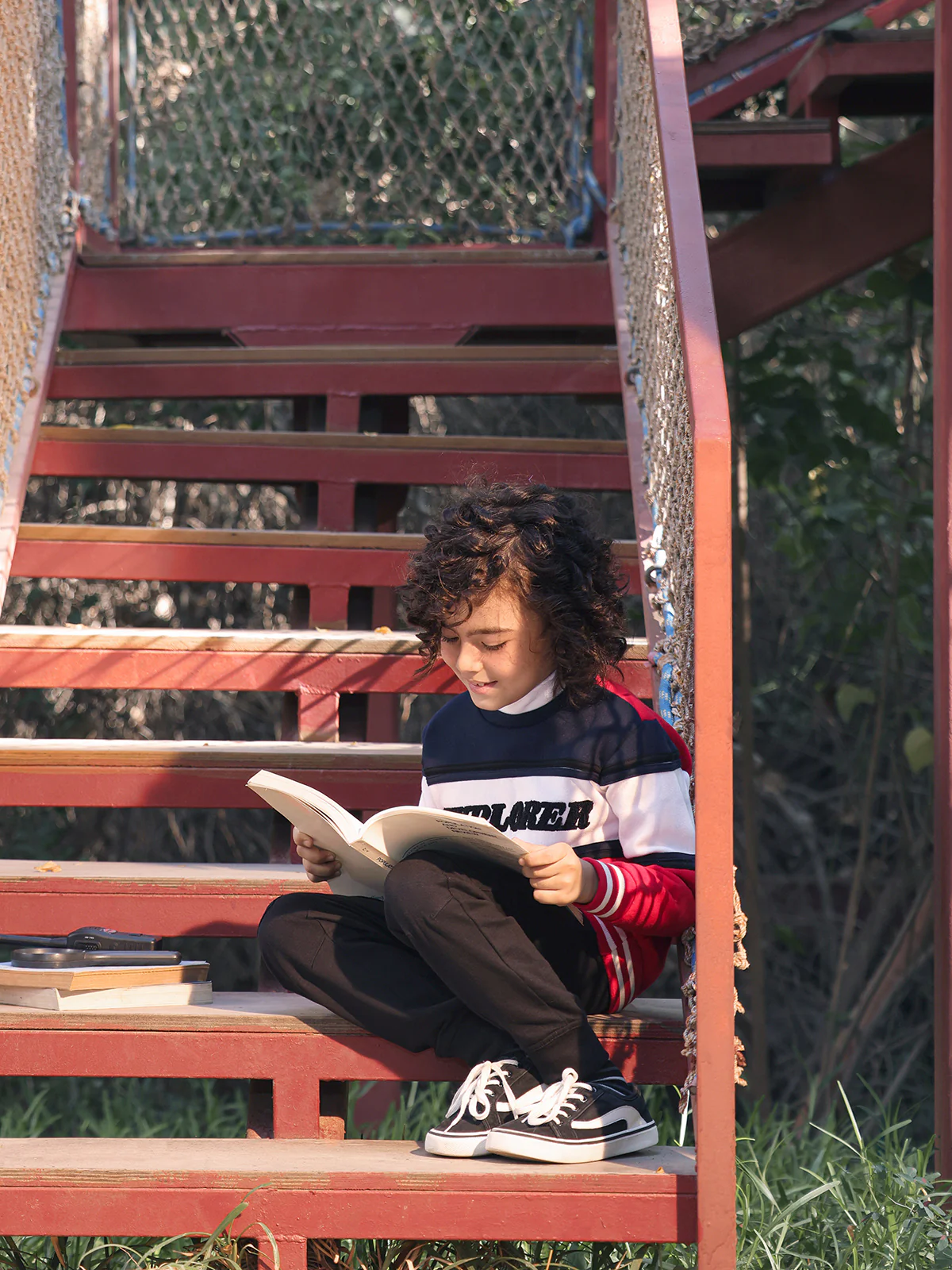 Crew Neck Color-Block Sweatshirt - EBTSS23-009 - Image 5