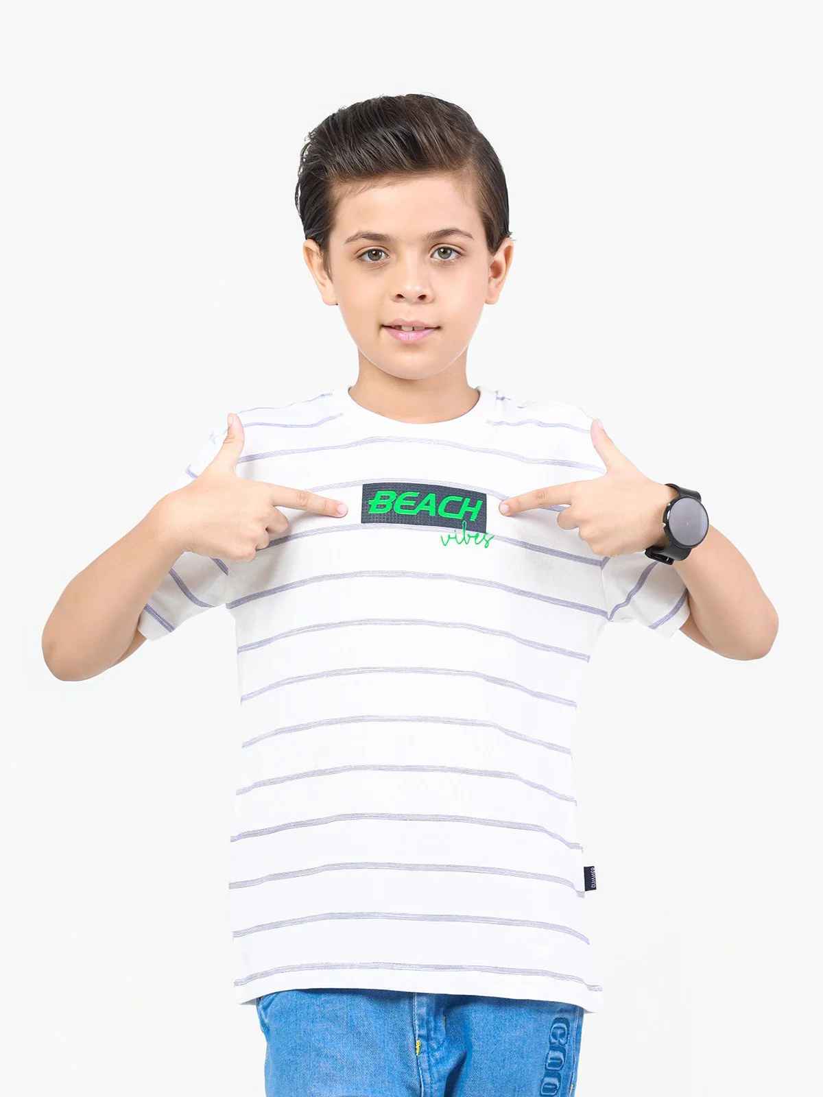 Striped Tee - EBTTS22-017 - Image 2