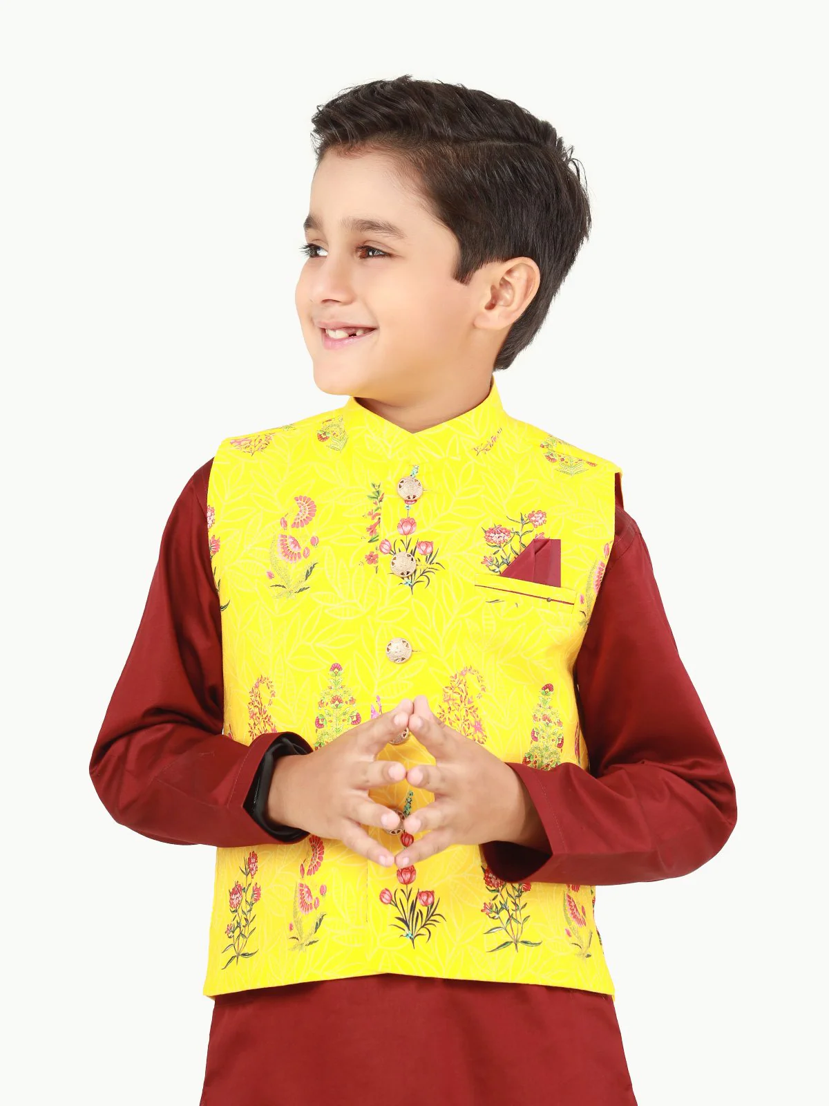Cotton Waistcoat Suit - EBTWCS22-25163 - Image 2