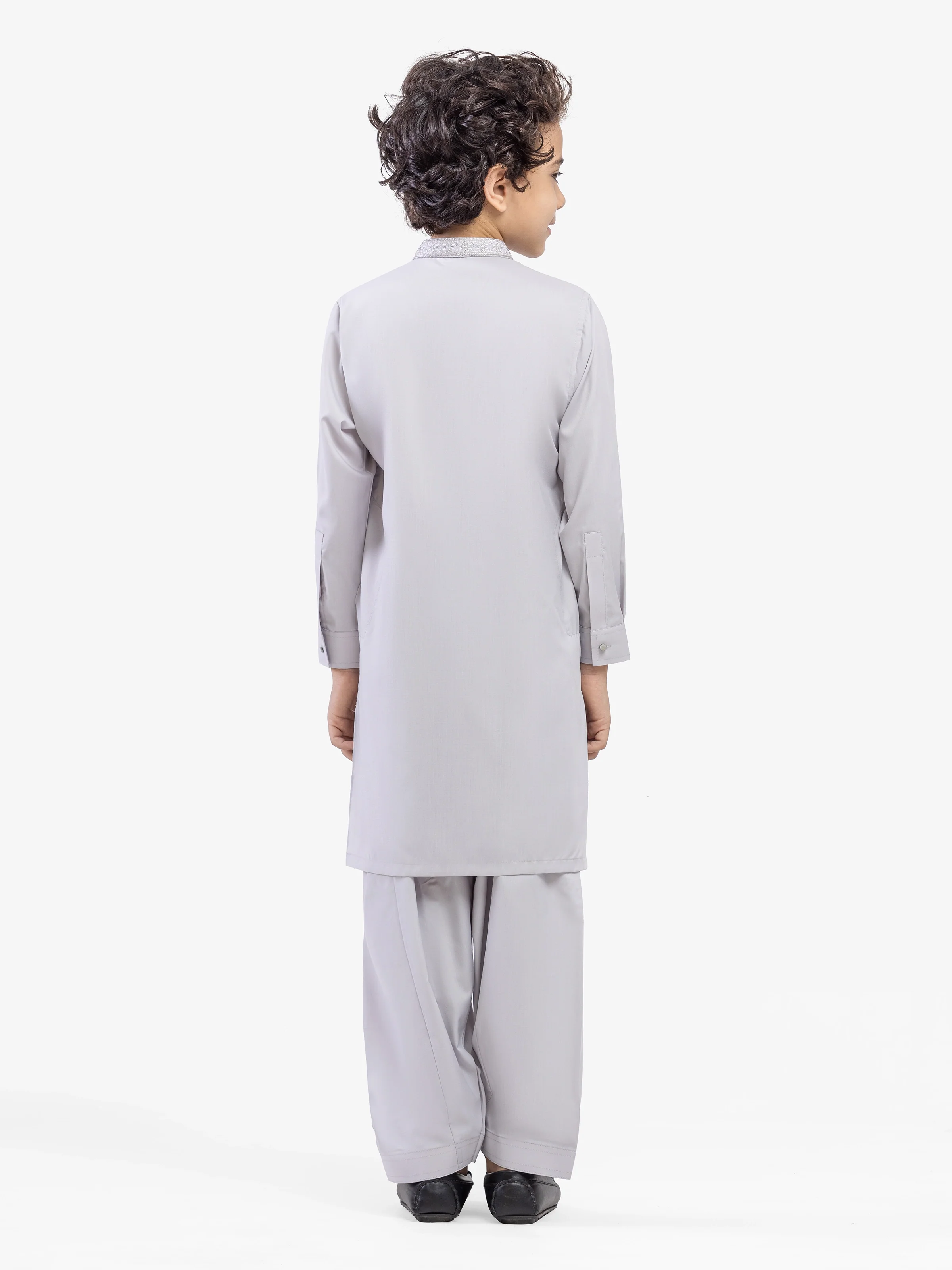 Embroidered Blended Shalwar Kameez - EBTKS5-4042 - Image 5