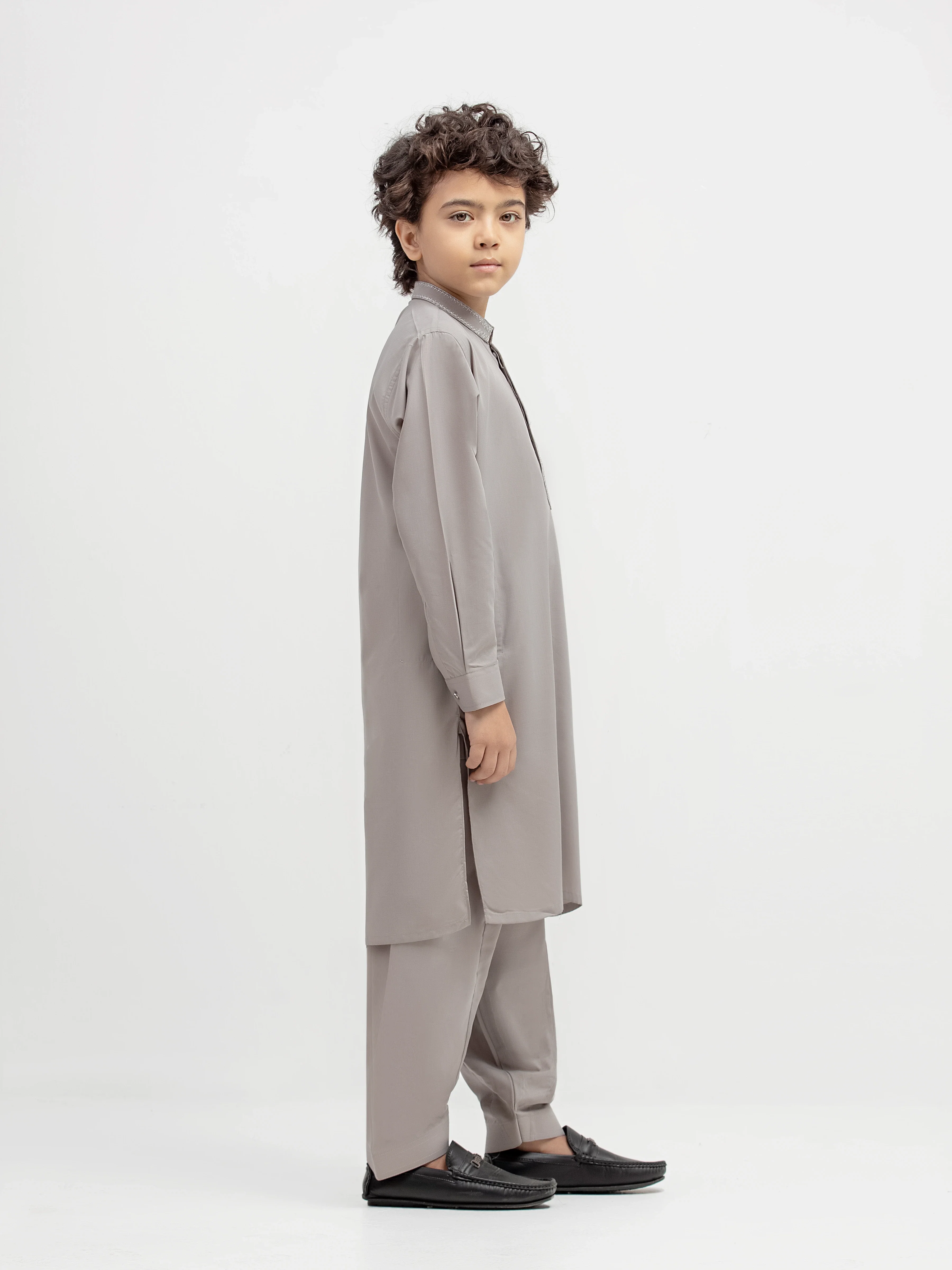 Embroidered Blended Shalwar Kameez - EBTKS5-4065 - Image 5
