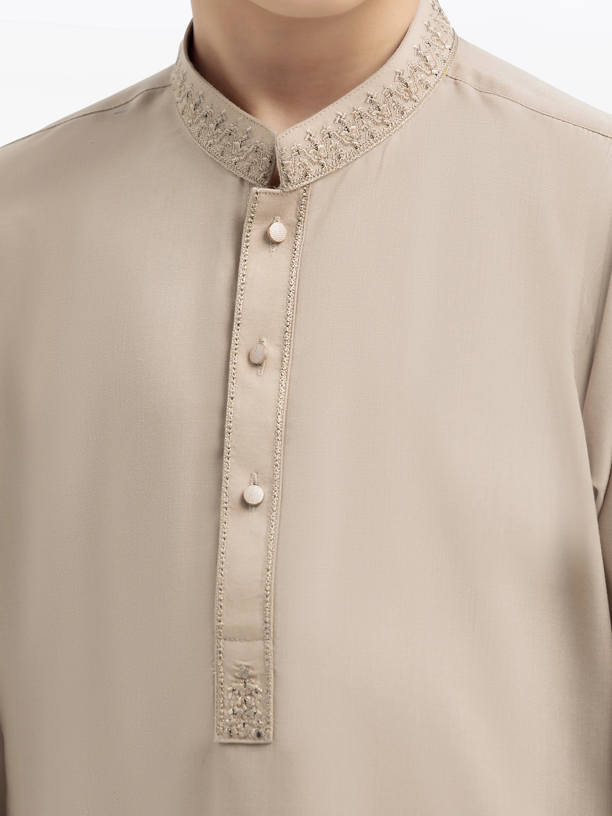 Embroidered Blended Shalwar Kameez - EBTKS24-3983 - Image 3