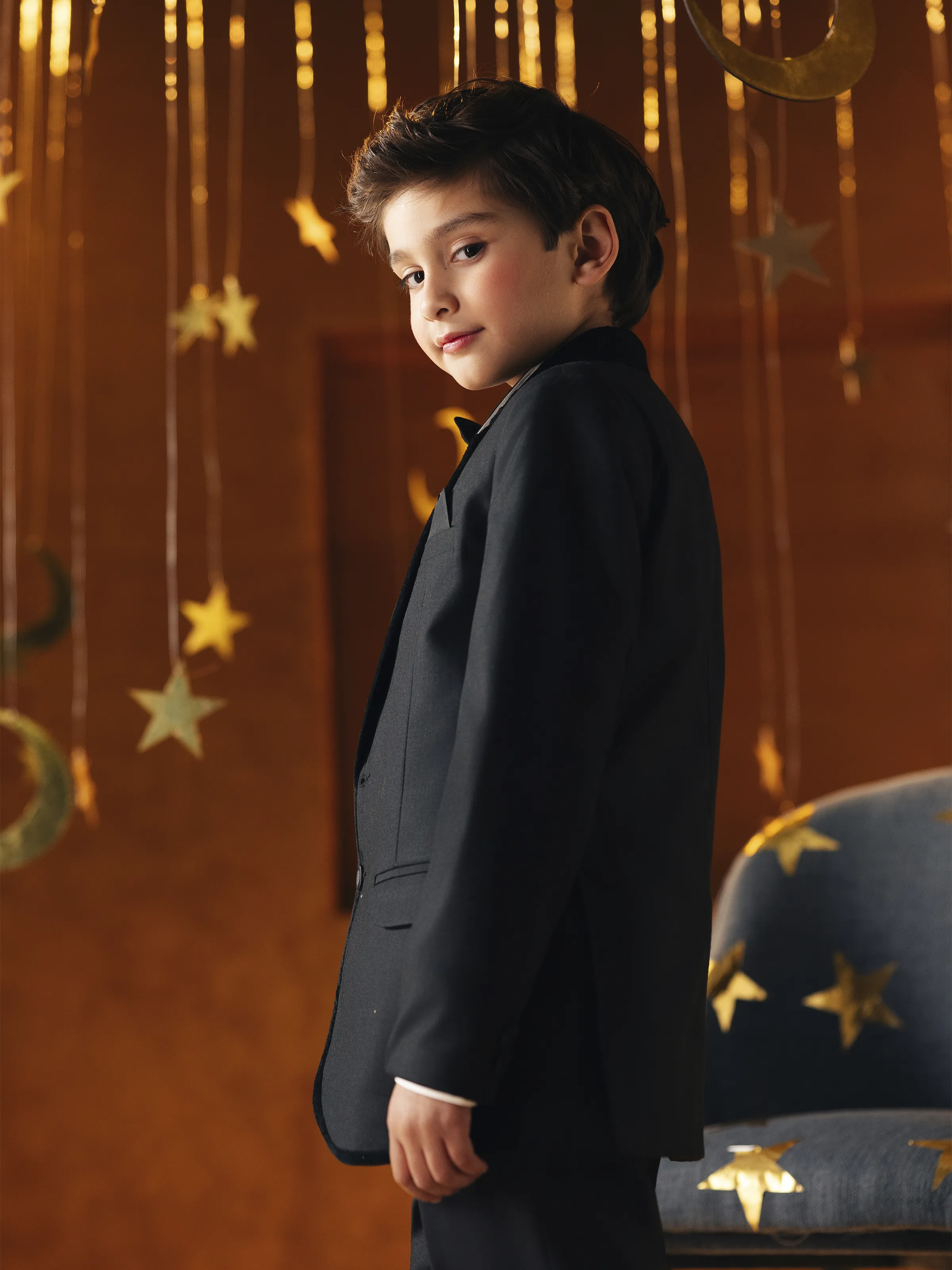 Notch Collar Tuxedo Suit - EBTCPC5-4513 - Image 3