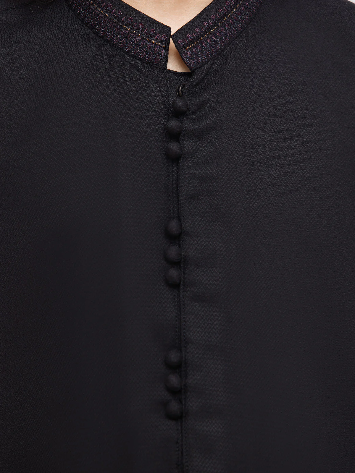 Embroidered Dobby Kurta - EBTK24-3953 - Image 3