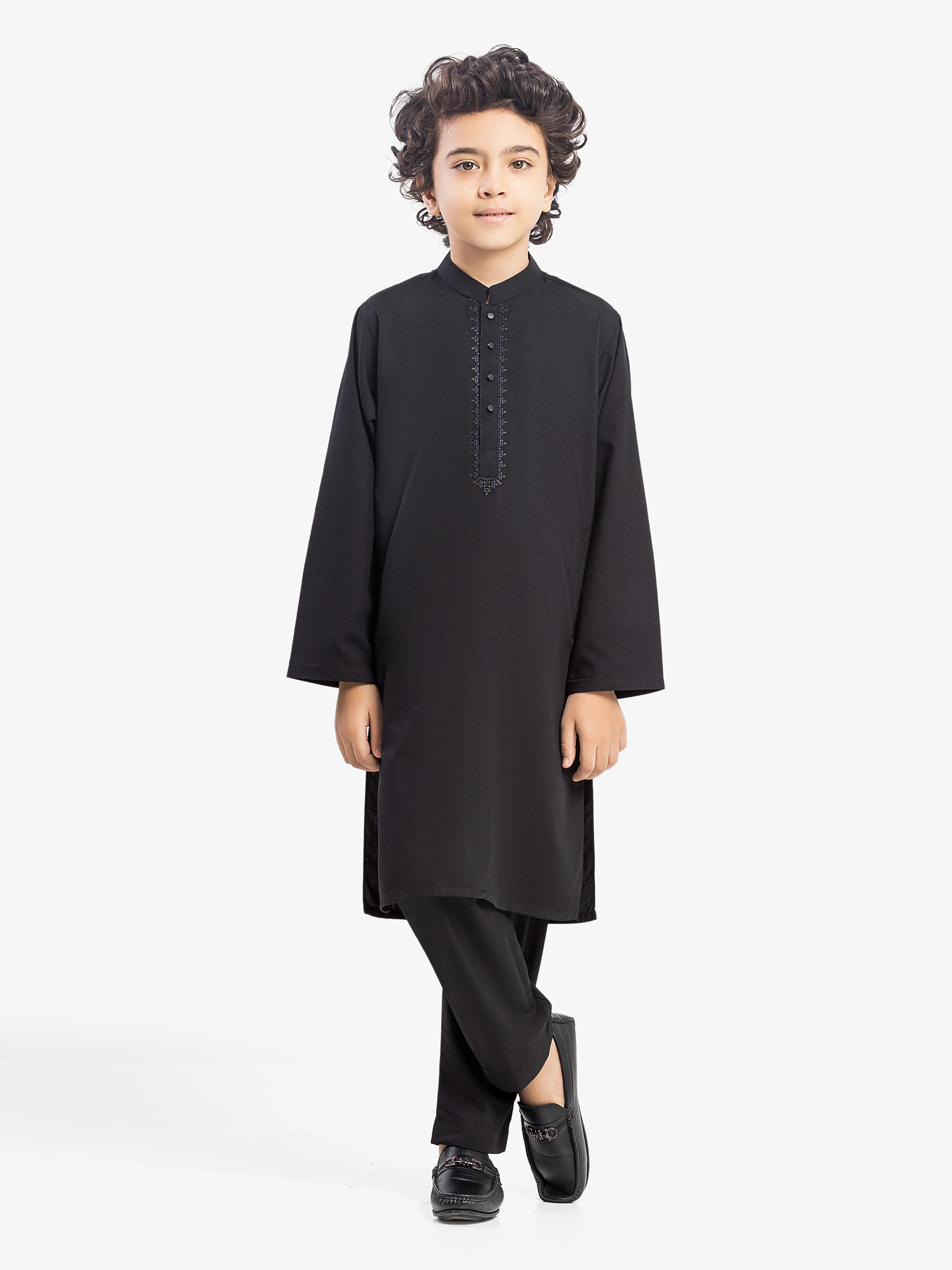 Embroidered Blended Kurta Pajama - EBTKP5-024