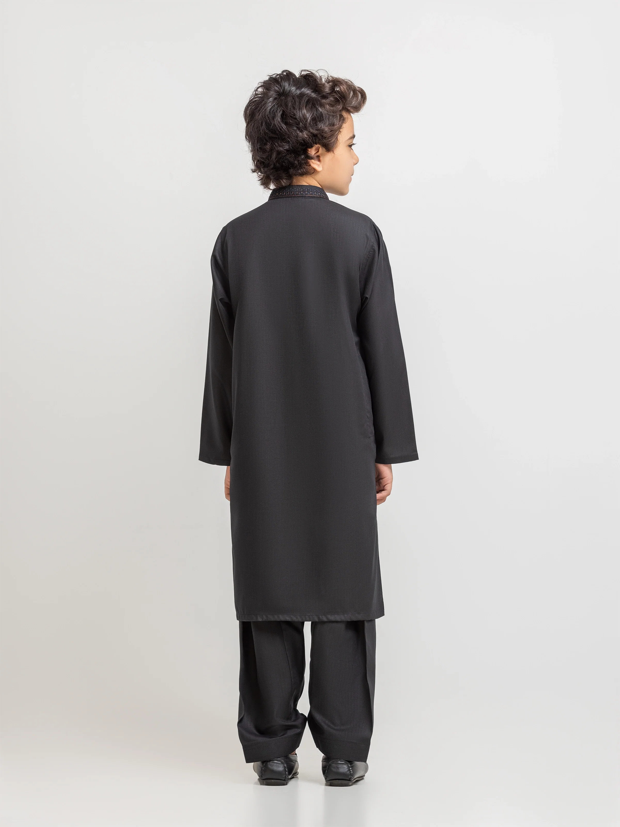 Embroidered Blended Shalwar Kameez - EBTKS6-4095 - Image 5