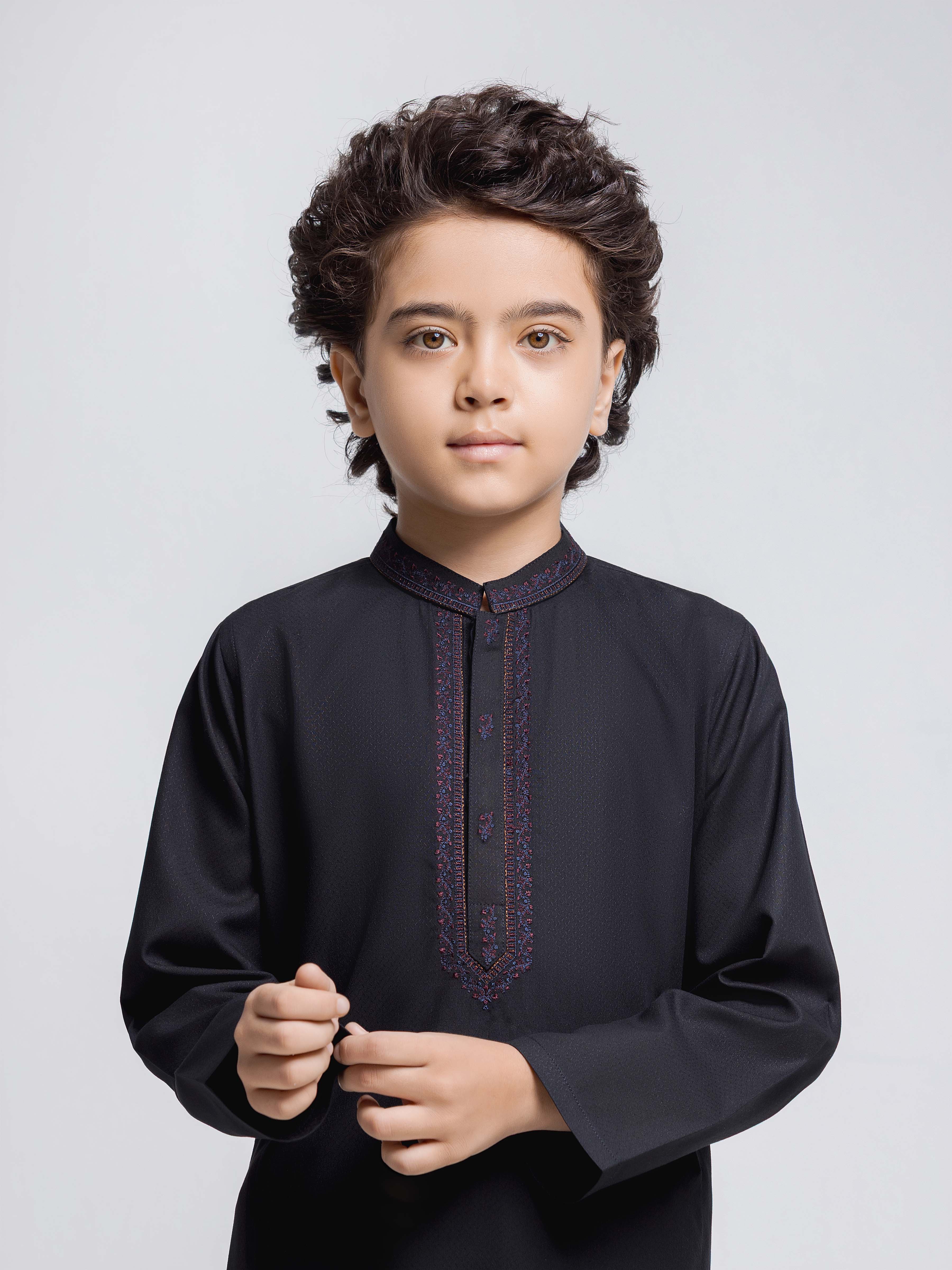 Embroidered Blended Shalwar Kameez - EBTKS6-4107 - Image 2