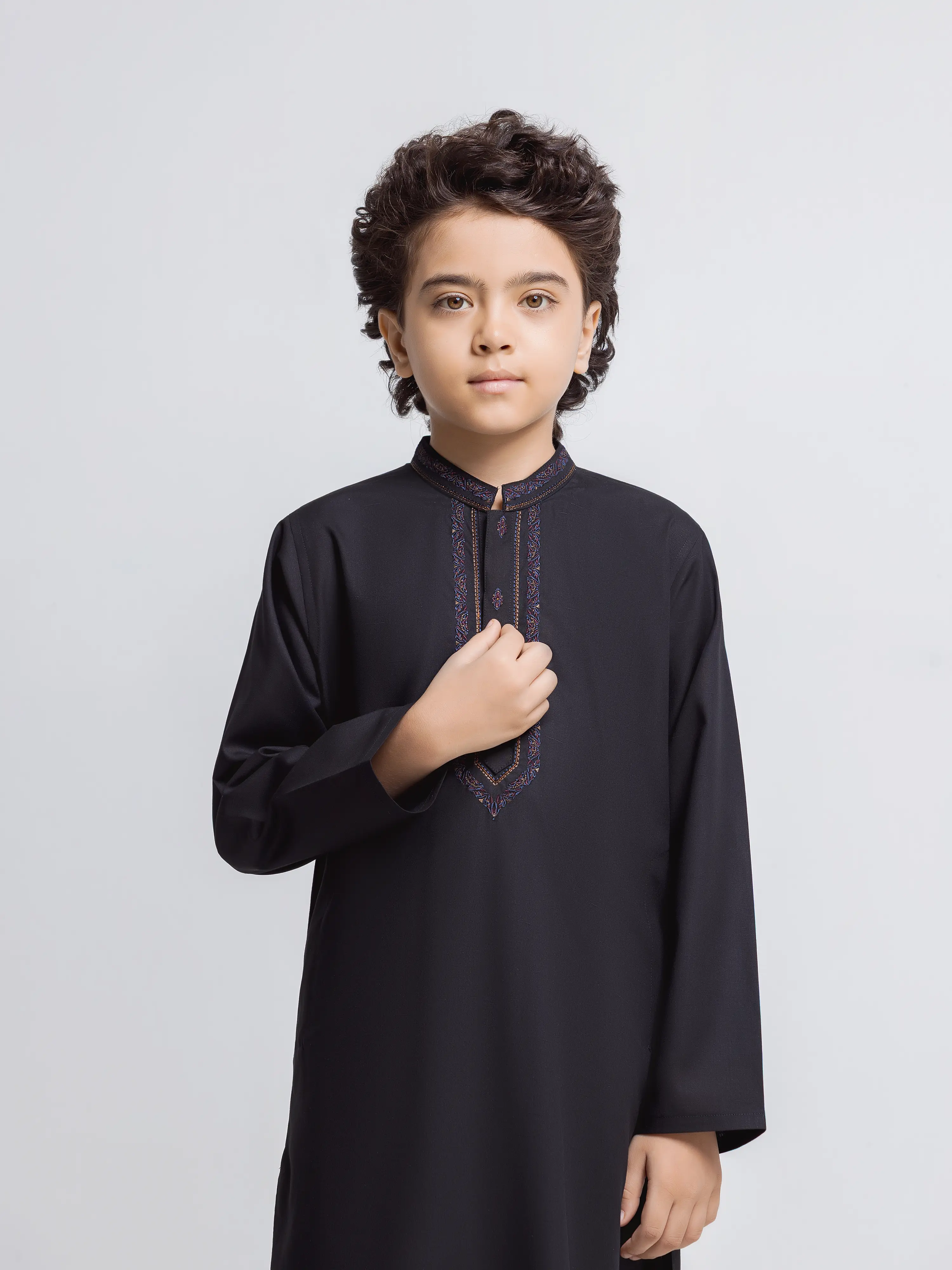 Embroidered Blended Shalwar Kameez - EBTKS6-4115 - Image 2