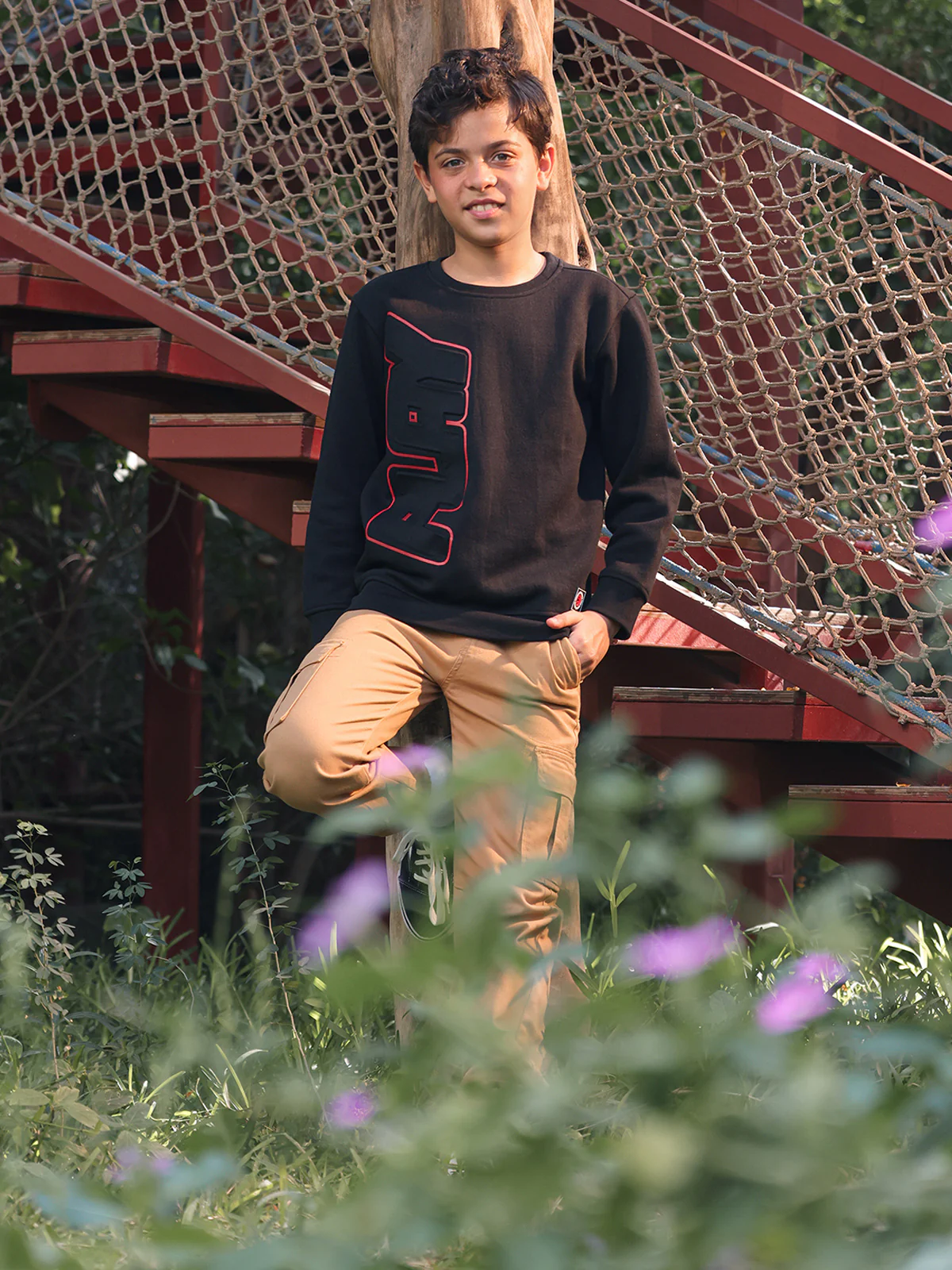 Crew Neck Play Sweatshirt - EBTSS23-013 - Image 4