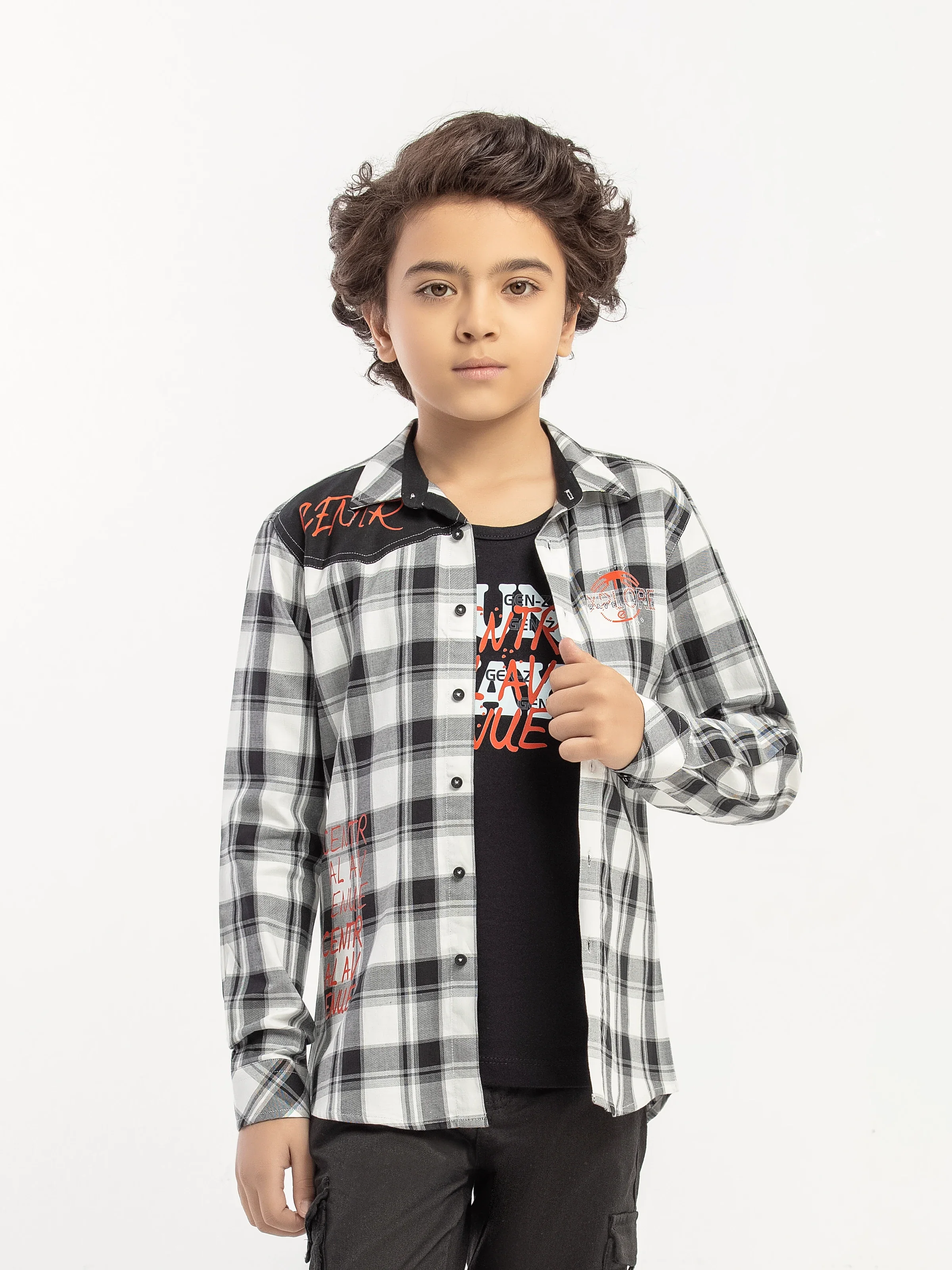 Check Shirt - EBTS5-27584-2P