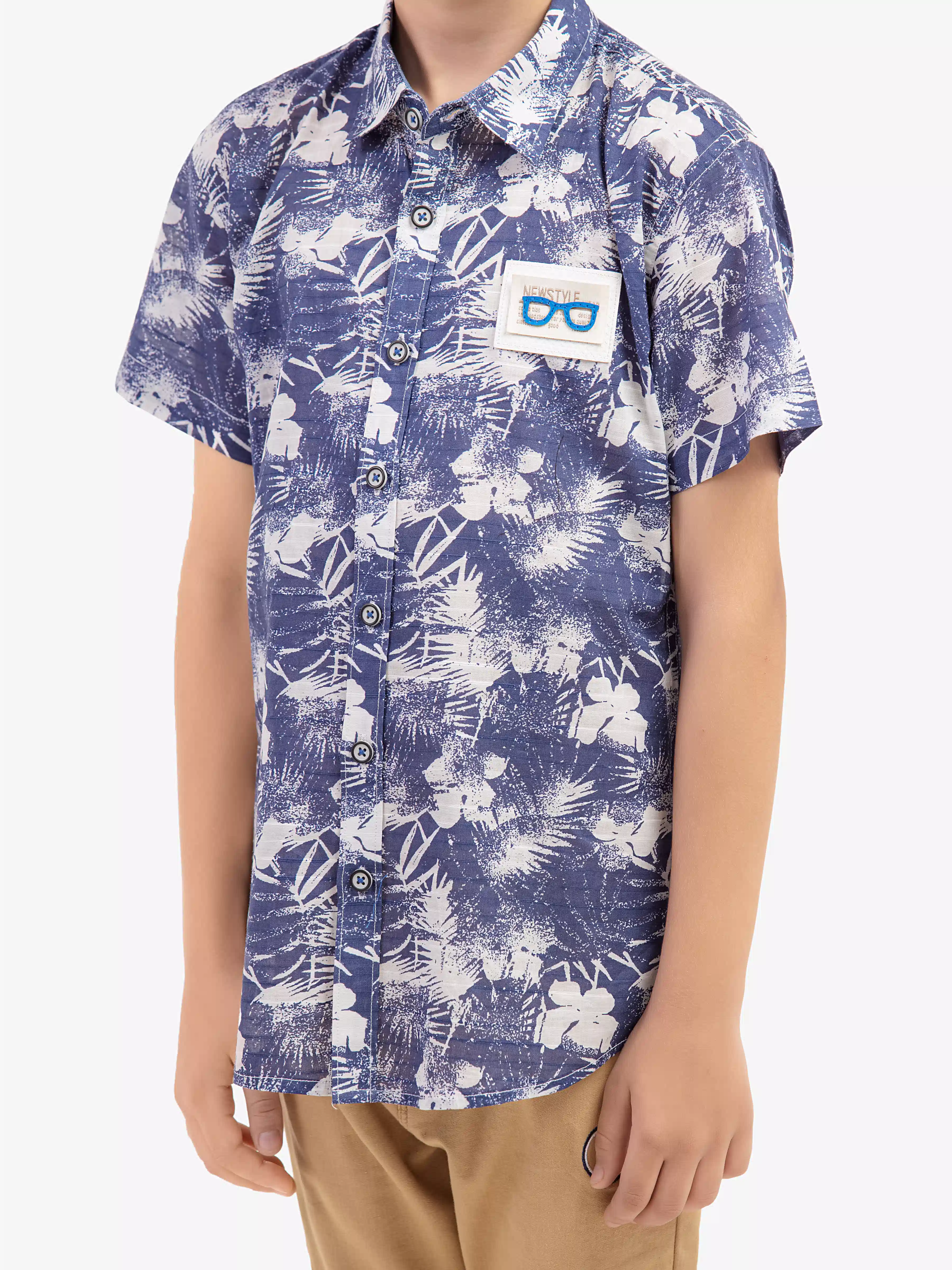 Half Sleeves Printed Shirt - EBTS5-27640 - Image 3