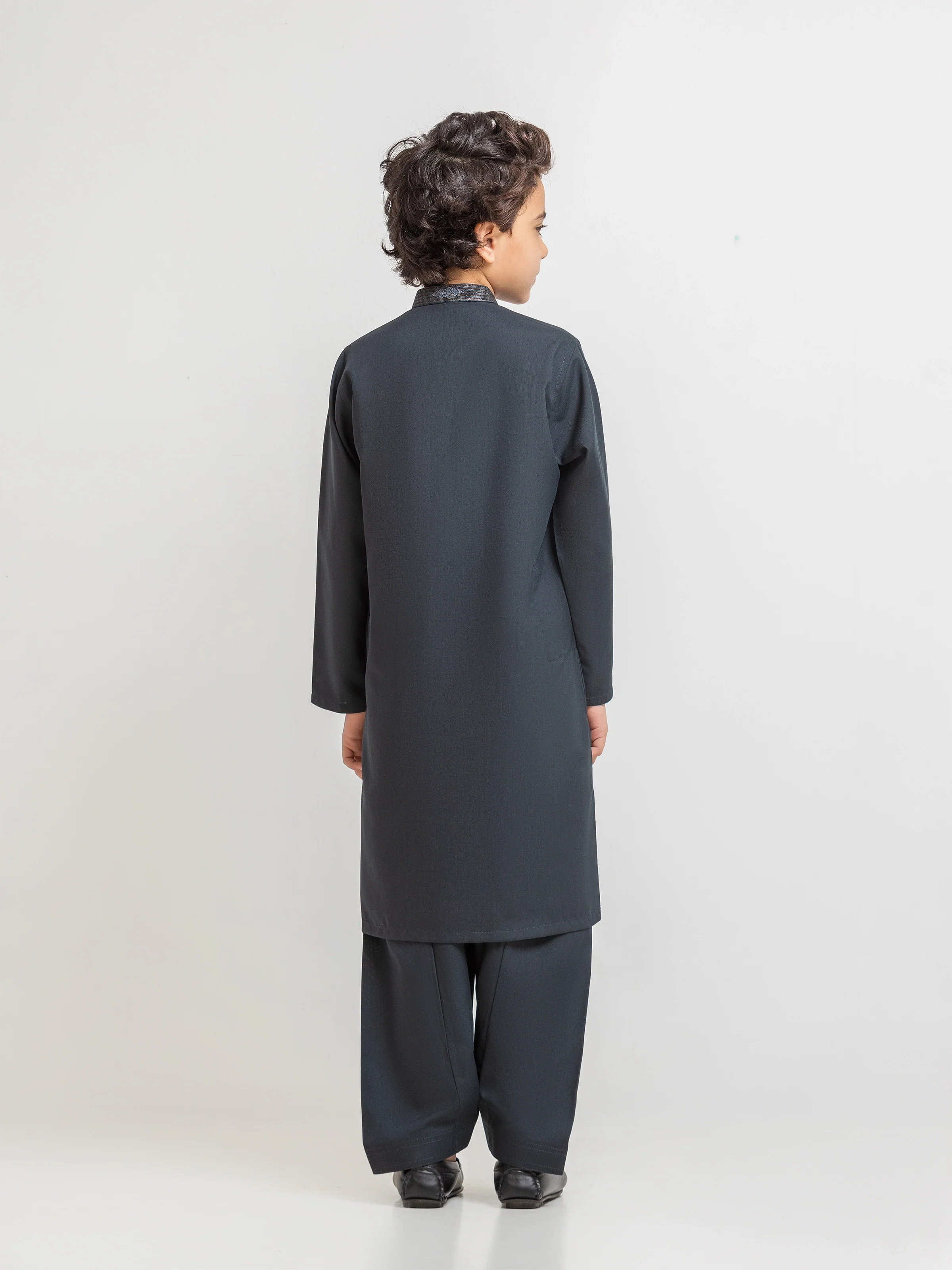 Embroidered Blended Shalwar Kameez - EBTKS6-4101 - Image 5