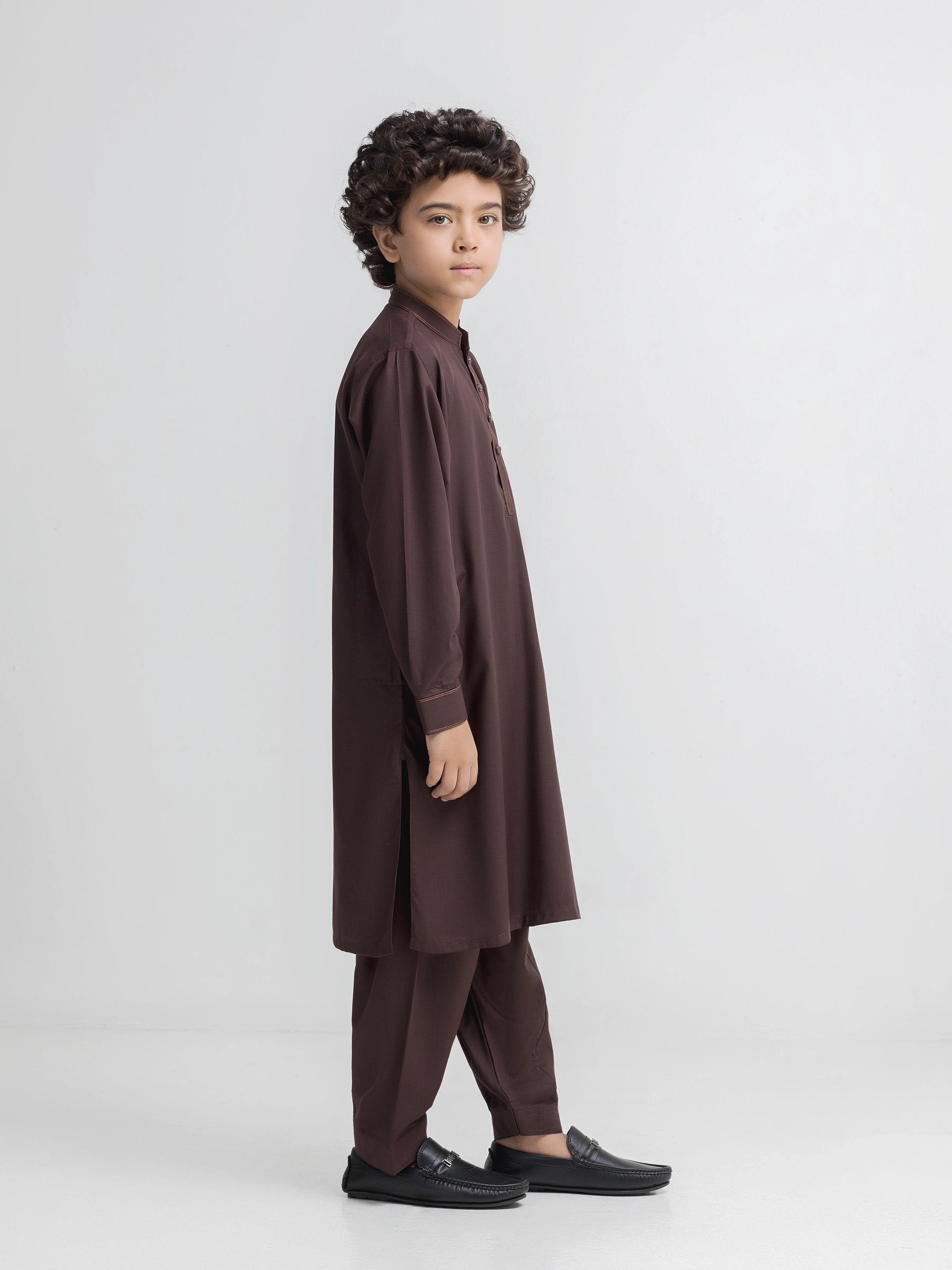 Embroidered Blended Shalwar Kameez - EBTKS6-4103 - Image 4